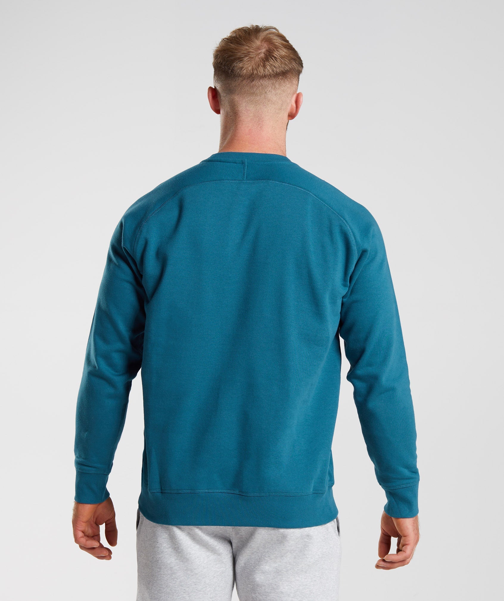 Sudaderas Gymshark Apollo Crew Hombre Azules | 1450869-IB