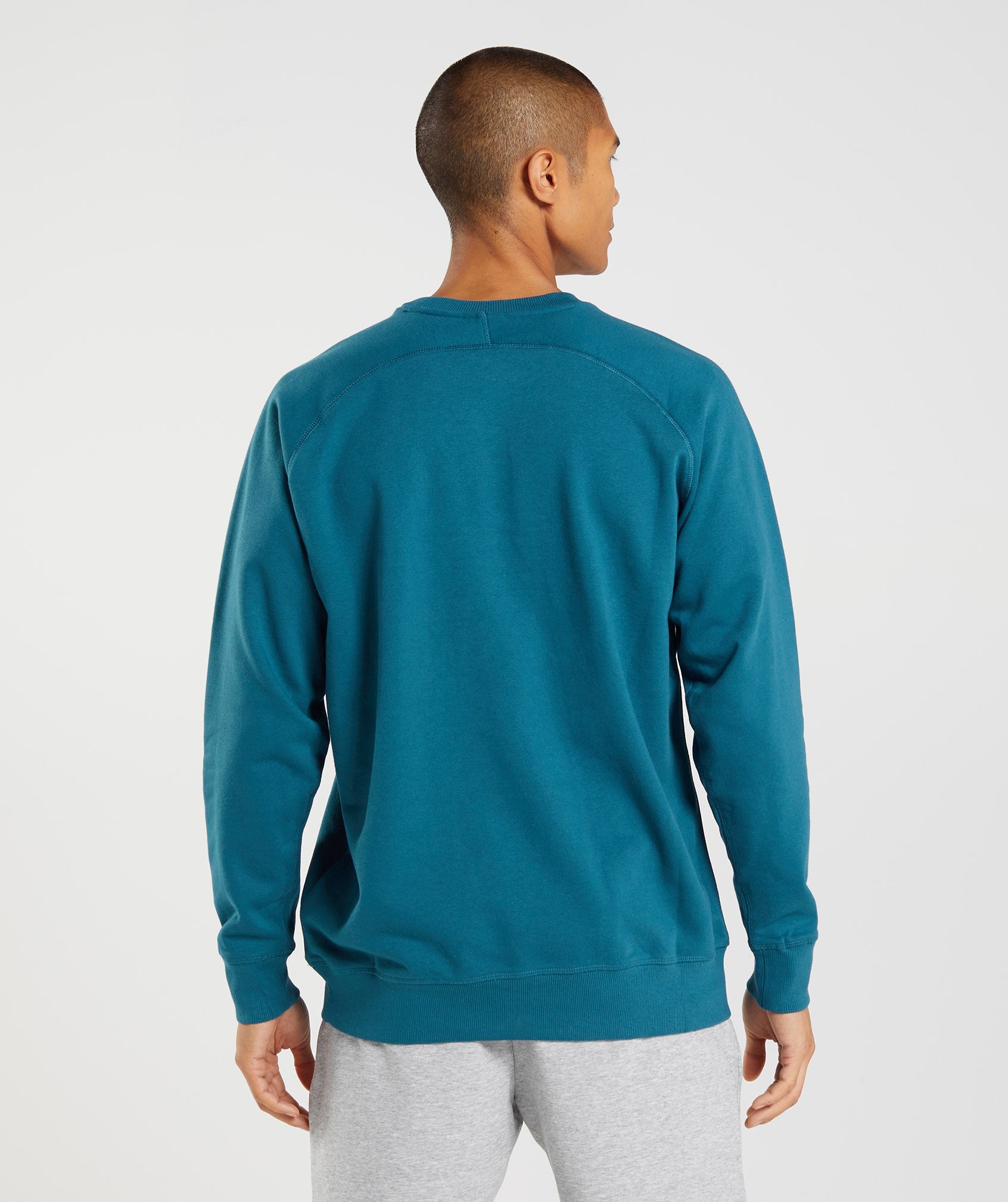 Sudaderas Gymshark Apollo Crew Hombre Azules | 4763589-PB