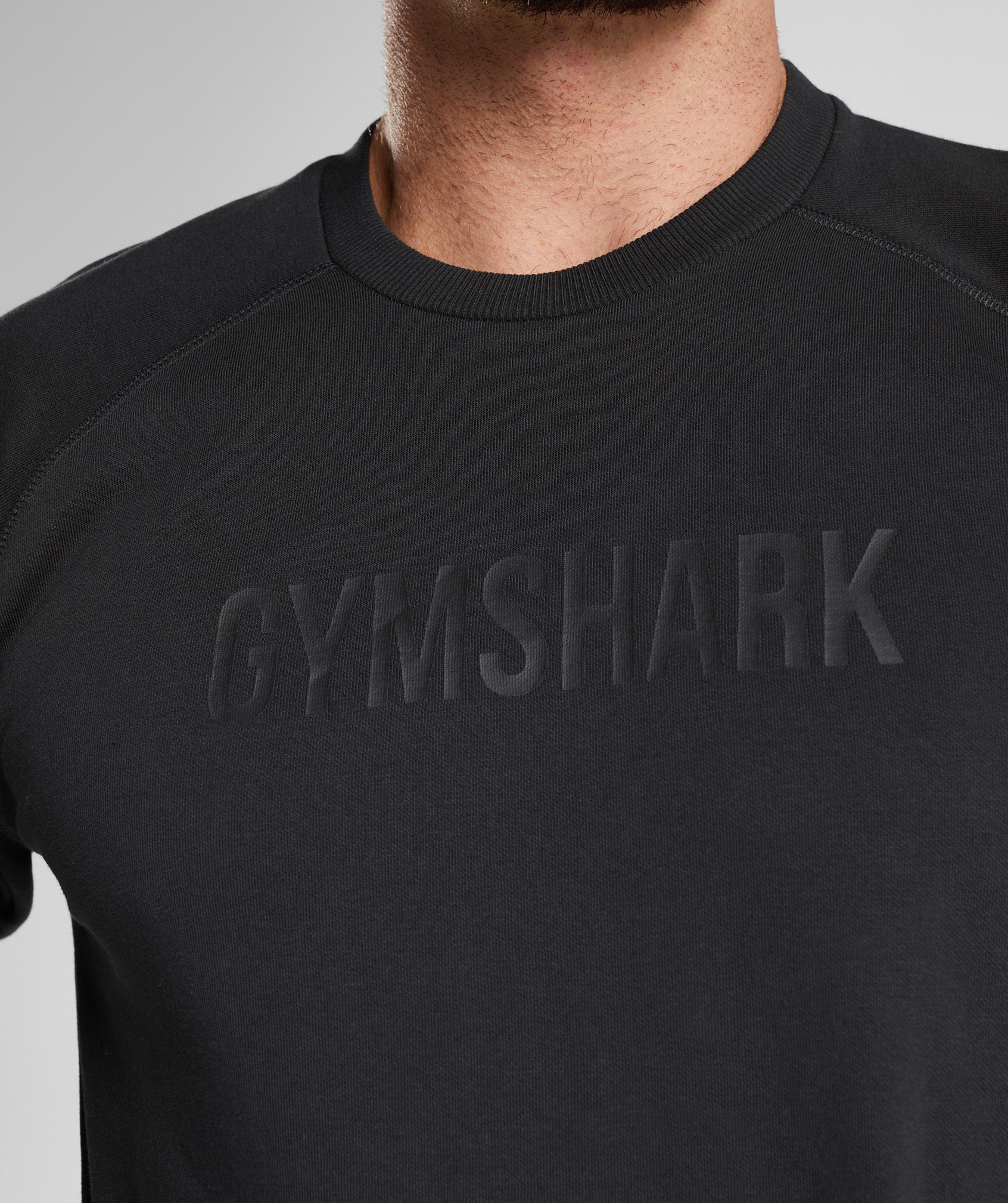 Sudaderas Gymshark Apollo Crew Hombre Negras | 6743028-BJ