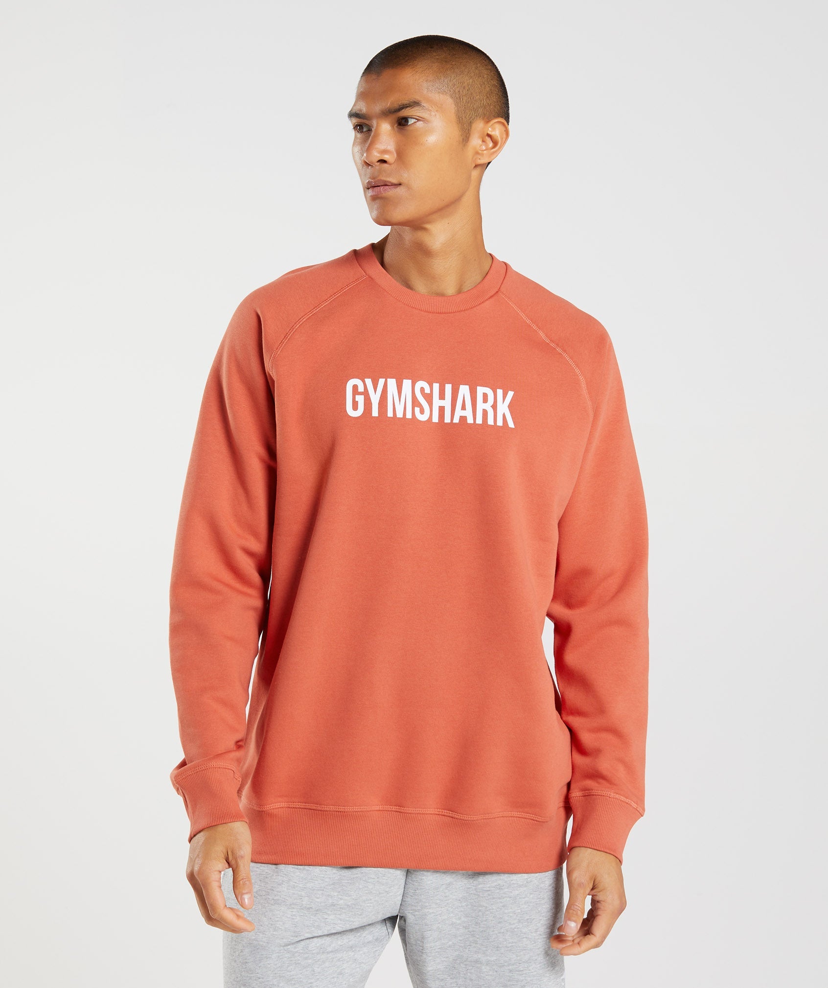 Sudaderas Gymshark Apollo Crew Hombre Rojas | 1485796-TJ