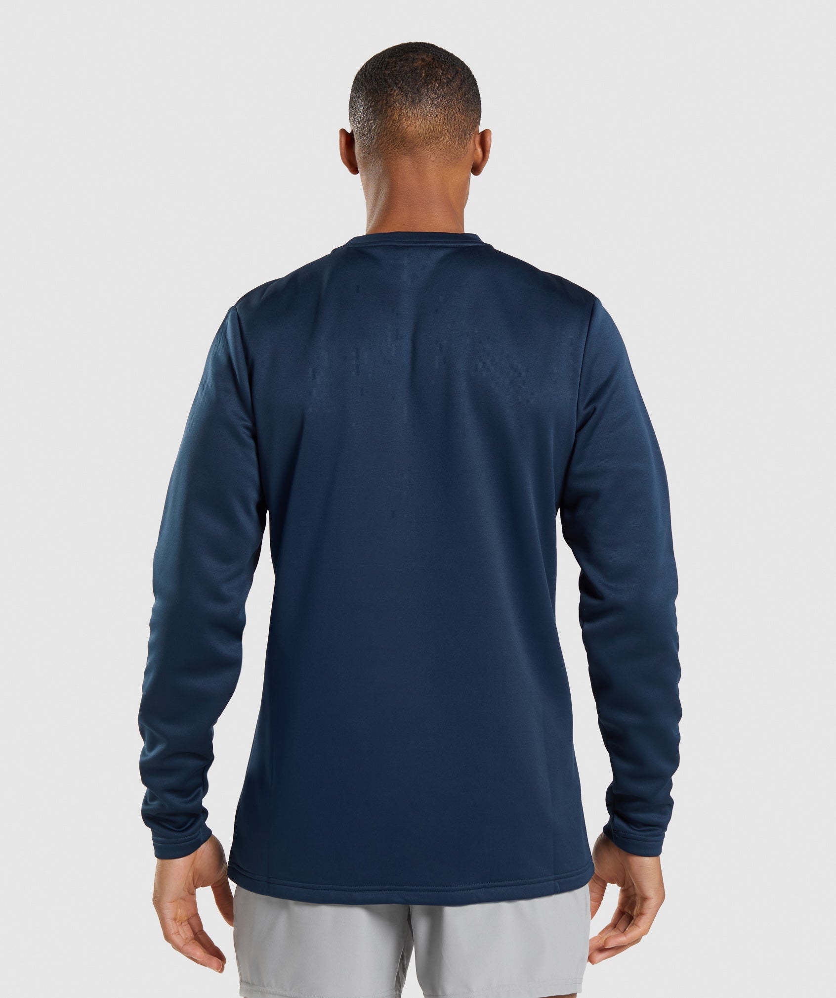 Sudaderas Gymshark Arrival Crew Hombre Azul Marino | 7349862-FS