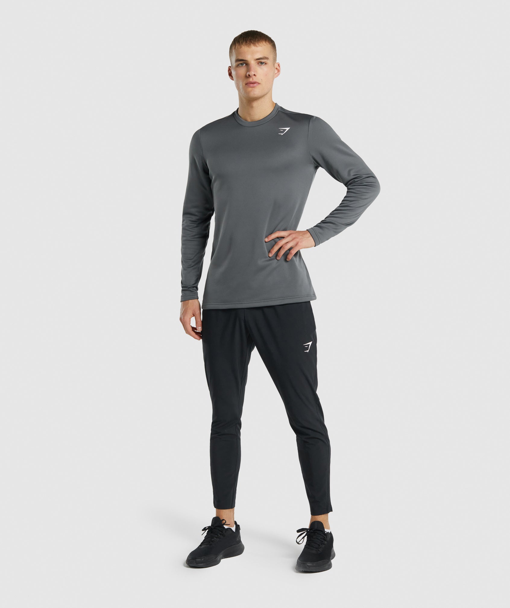 Sudaderas Gymshark Arrival Crew Hombre Gris | 7230864-PC