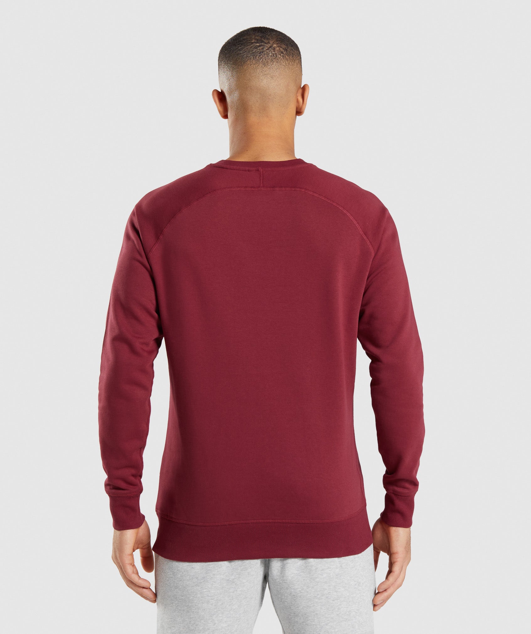 Sudaderas Gymshark Crest Hombre Burdeos | 9852306-YO