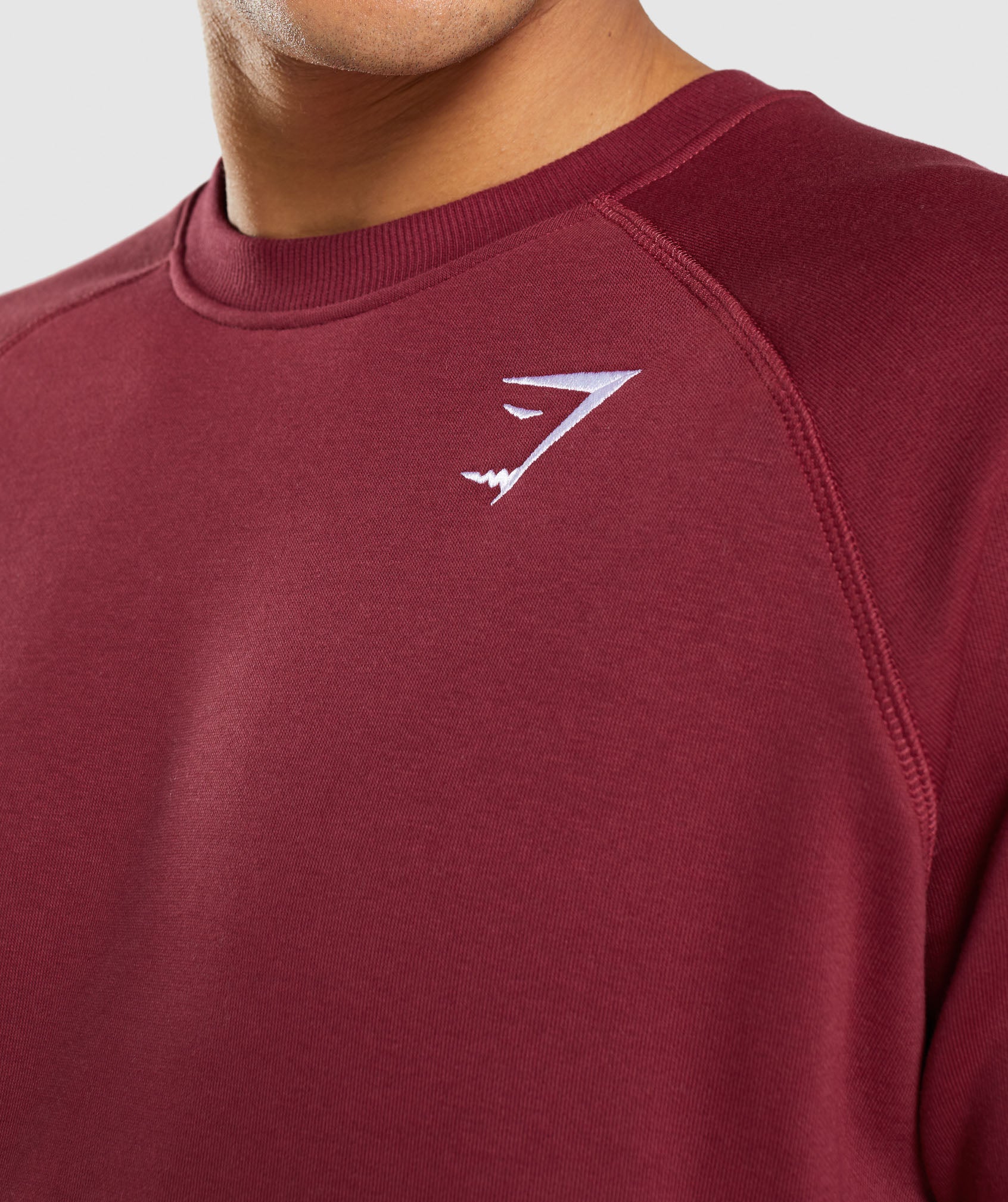 Sudaderas Gymshark Crest Hombre Burdeos | 9852306-YO