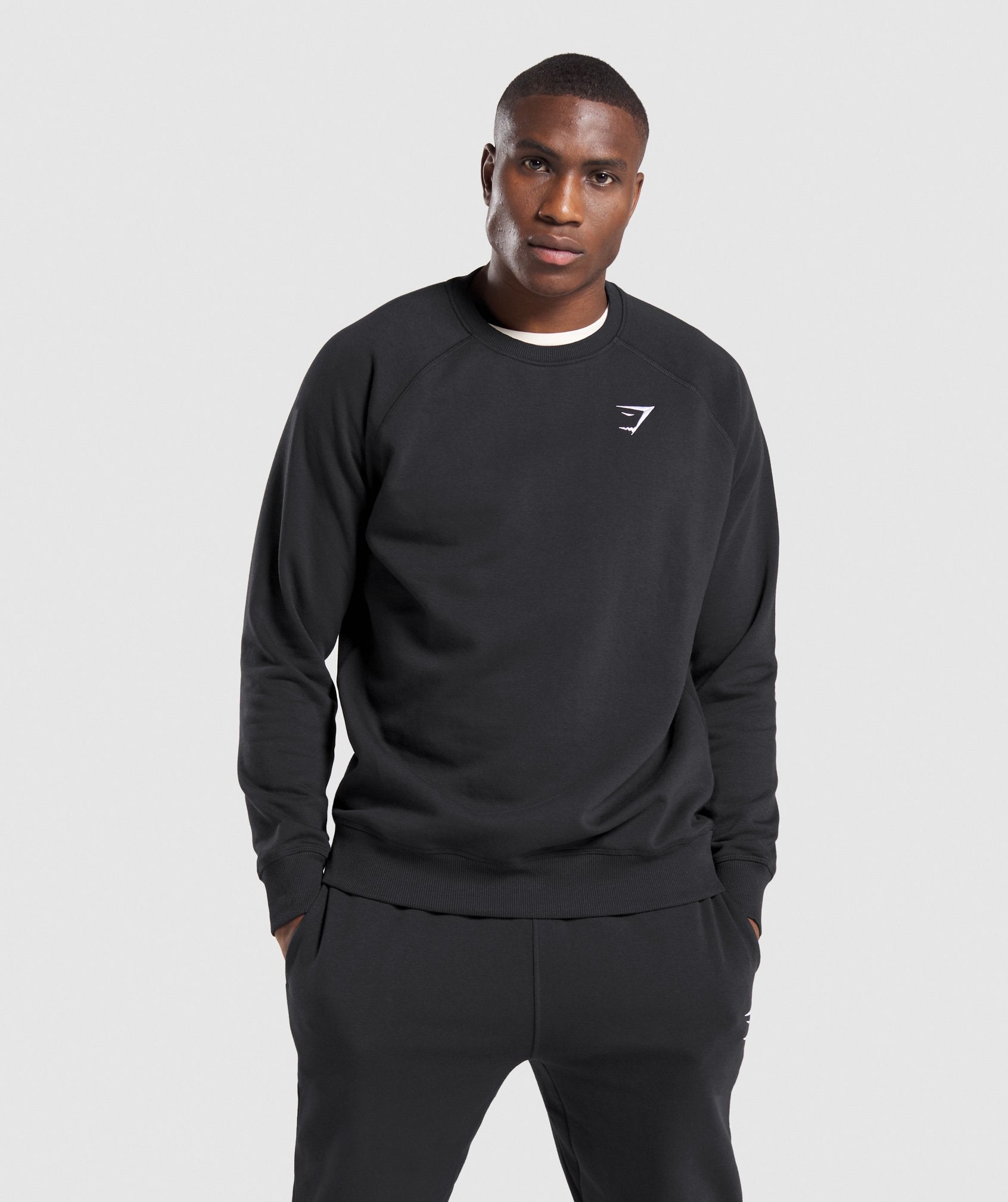 Sudaderas Gymshark Crest Hombre Negras | 6197485-FT