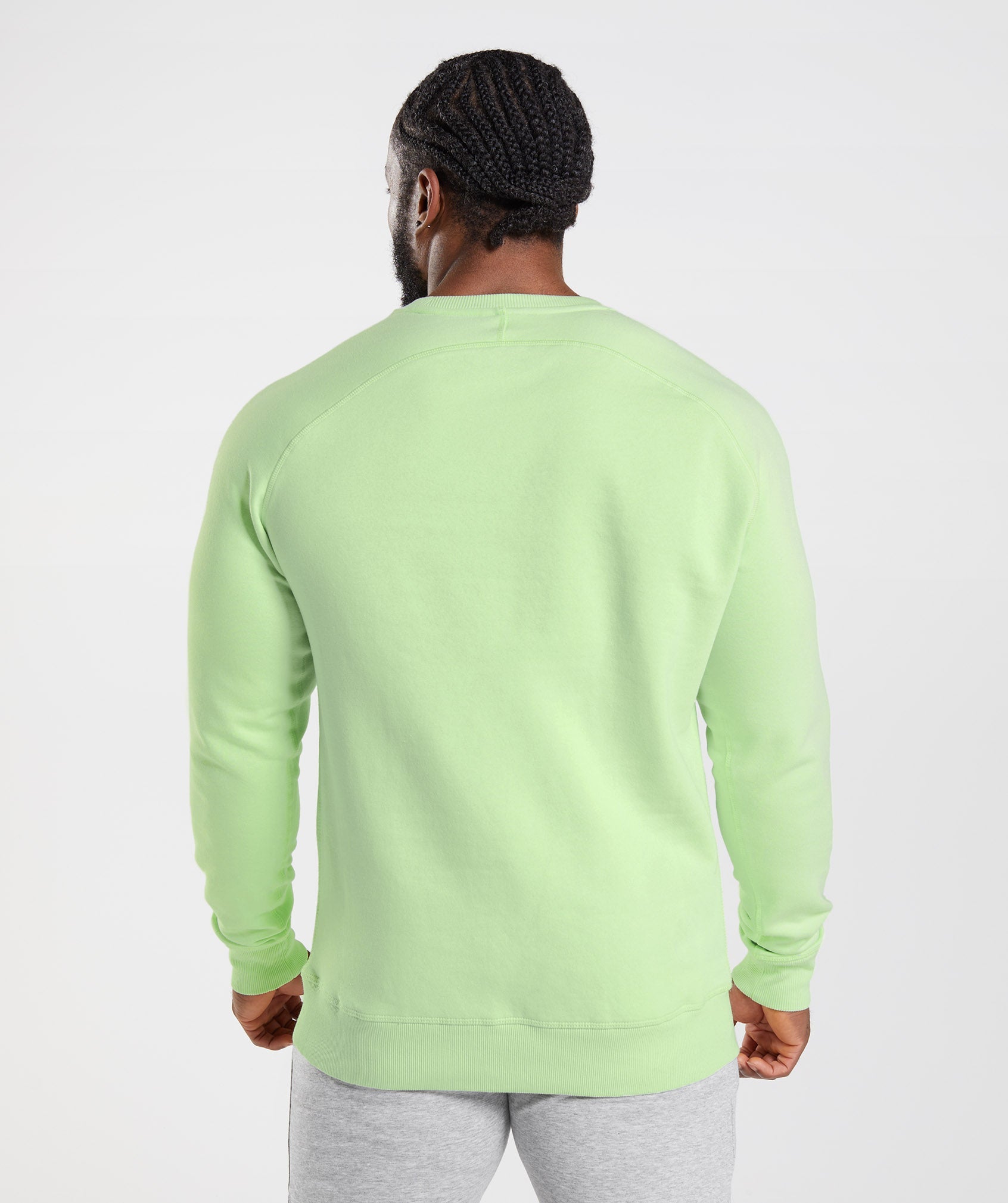 Sudaderas Gymshark Crest Hombre Verde | 4082756-KT