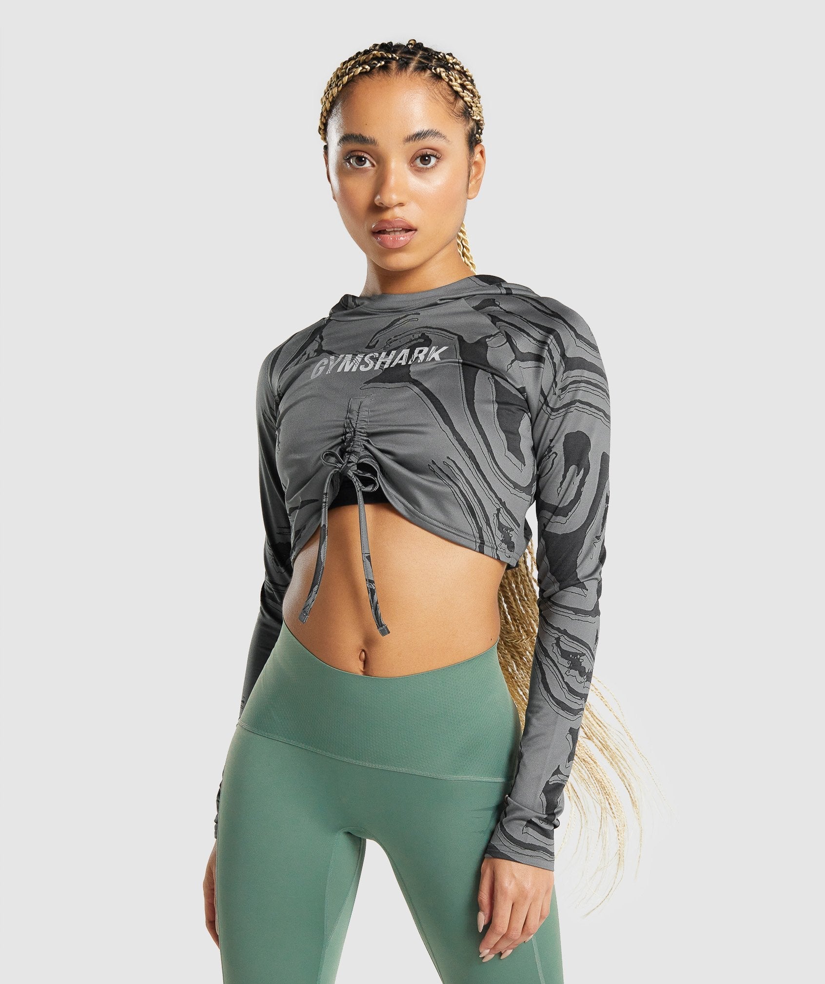 Sudaderas Gymshark GS Power Pullover Mujer Negras | 2619738-LW