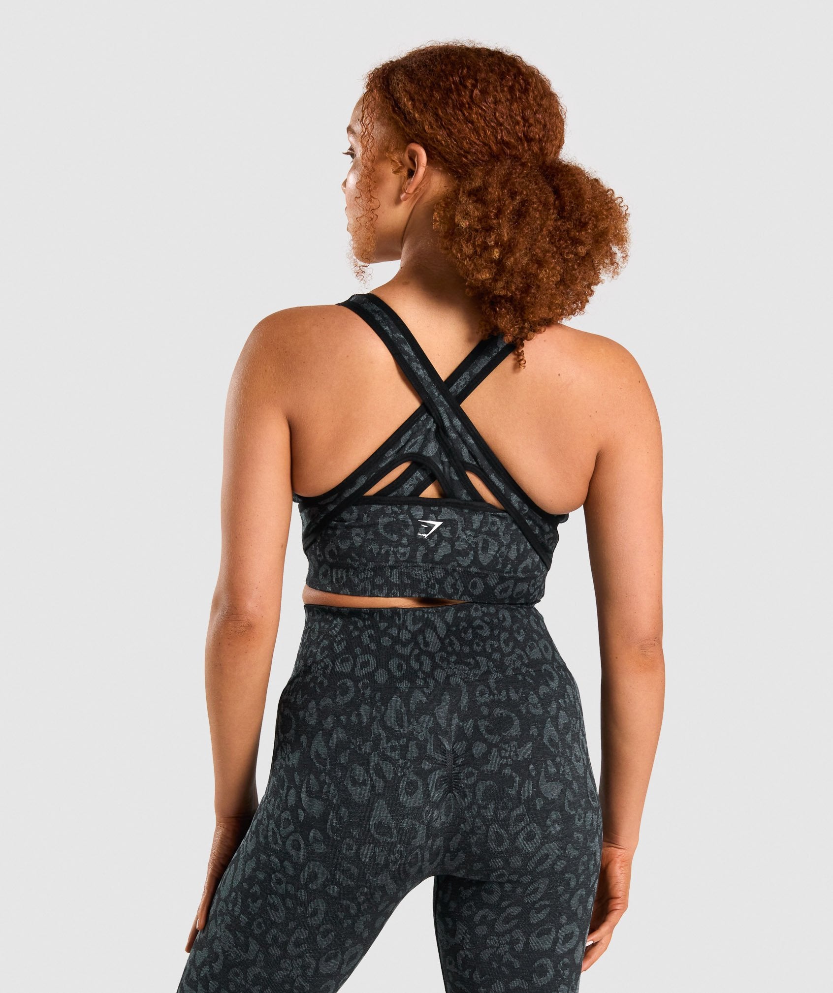 Sujetadores Deportivos Gymshark Adapt Animal Seamless Mujer Negras | 9204637-RT