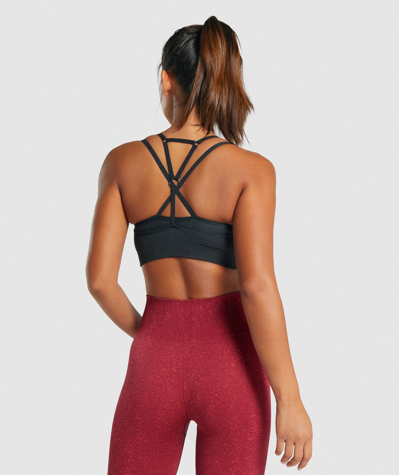 Sujetadores Deportivos Gymshark Adapt Fleck Seamless Mujer Negras | 6178943-NT