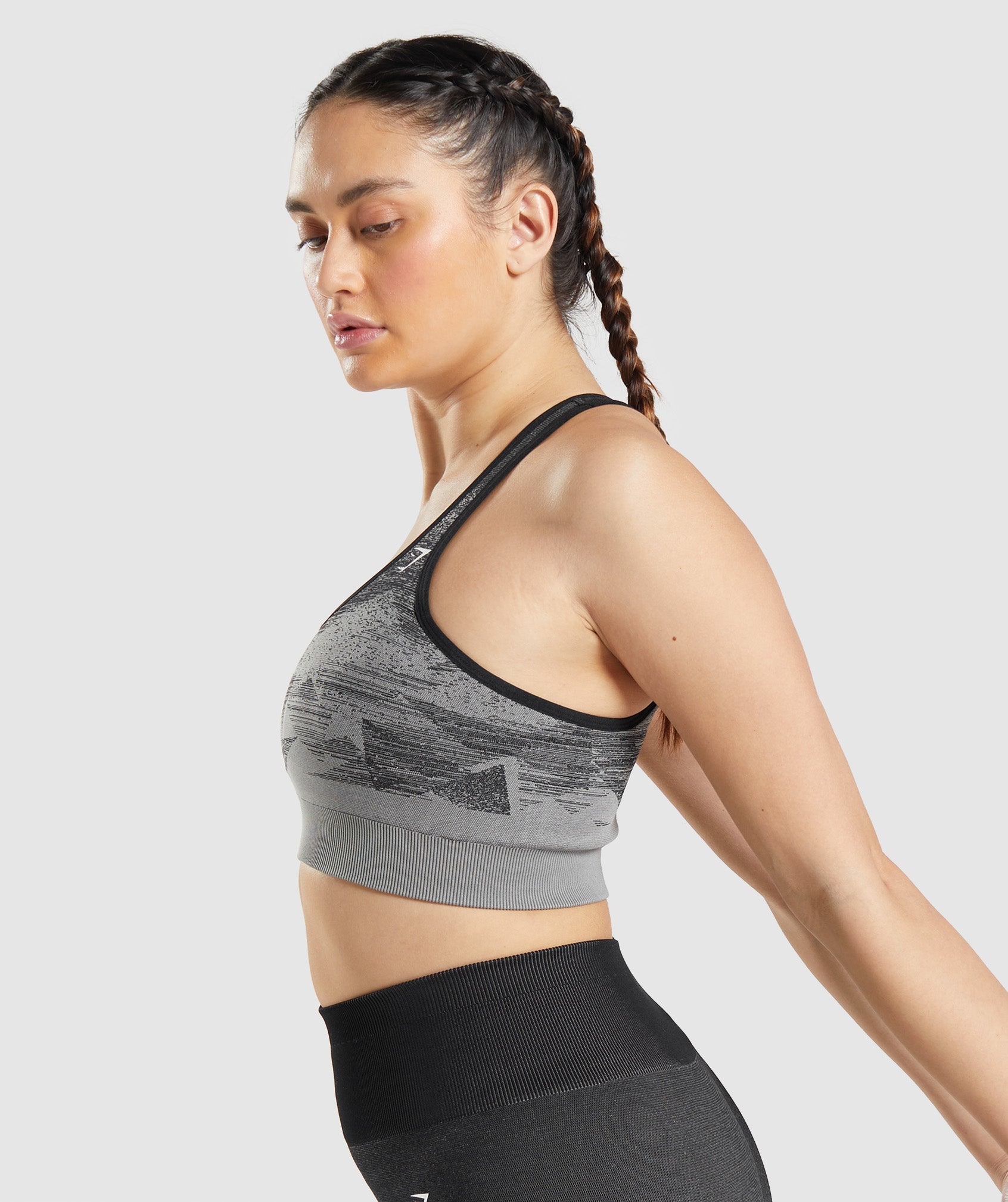 Sujetadores Deportivos Gymshark Adapt Ombre Seamless Mujer Negras | 1976208-LK