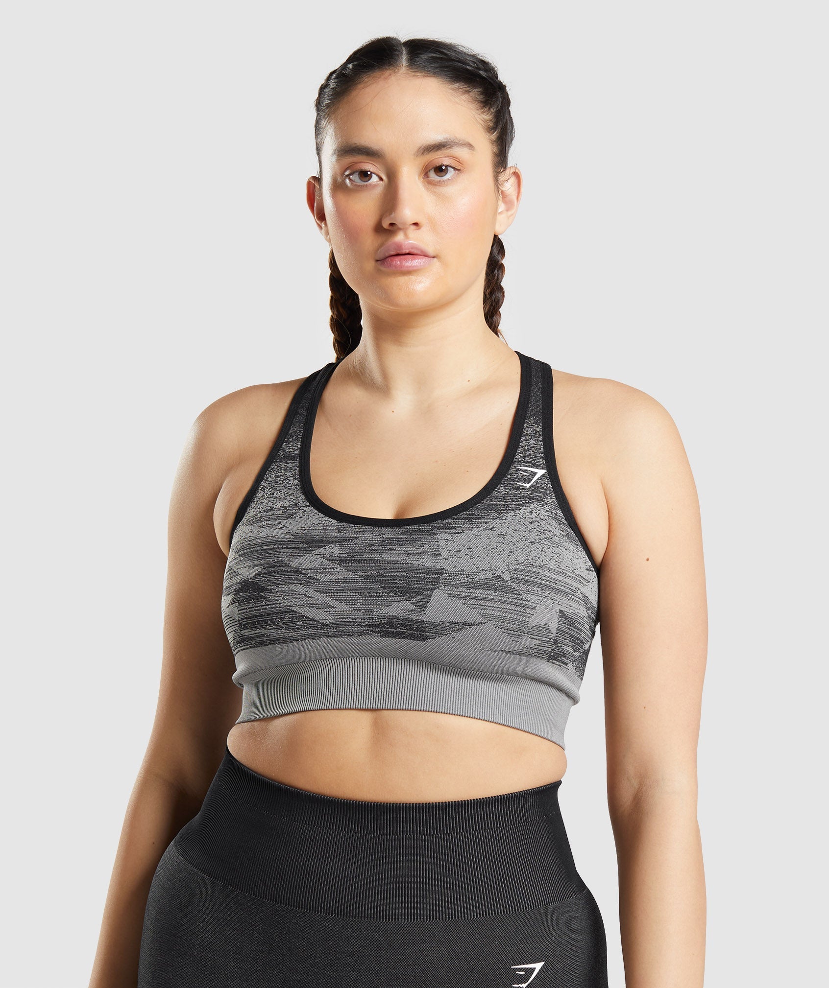 Sujetadores Deportivos Gymshark Adapt Ombre Seamless Mujer Negras | 1976208-LK