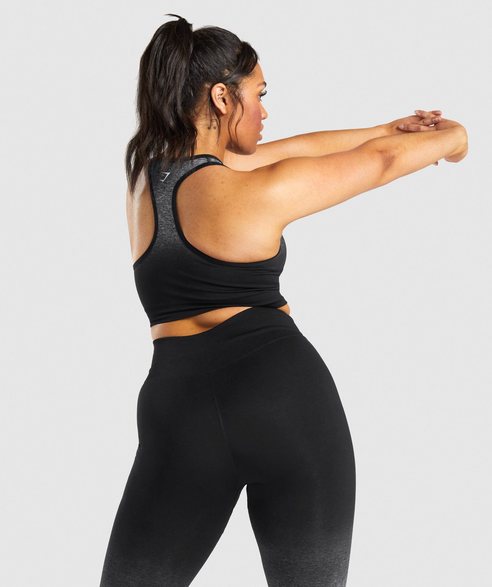 Sujetadores Deportivos Gymshark Adapt Ombre Seamless Mujer Negras | 2451068-WL