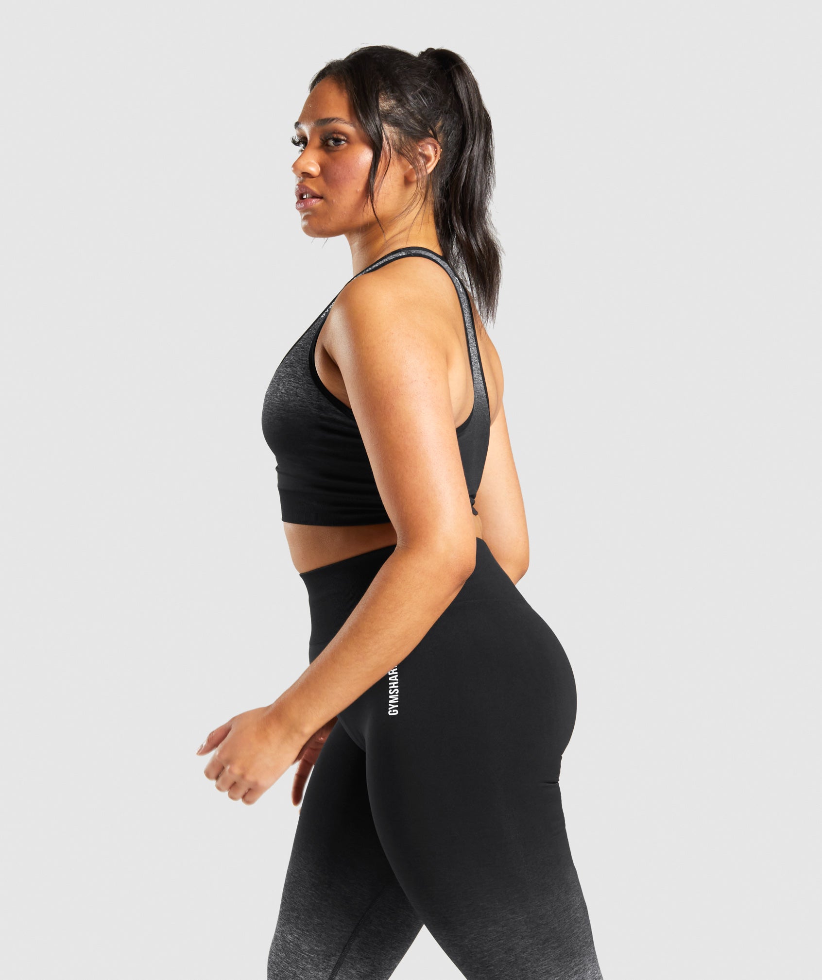 Sujetadores Deportivos Gymshark Adapt Ombre Seamless Mujer Negras | 2451068-WL