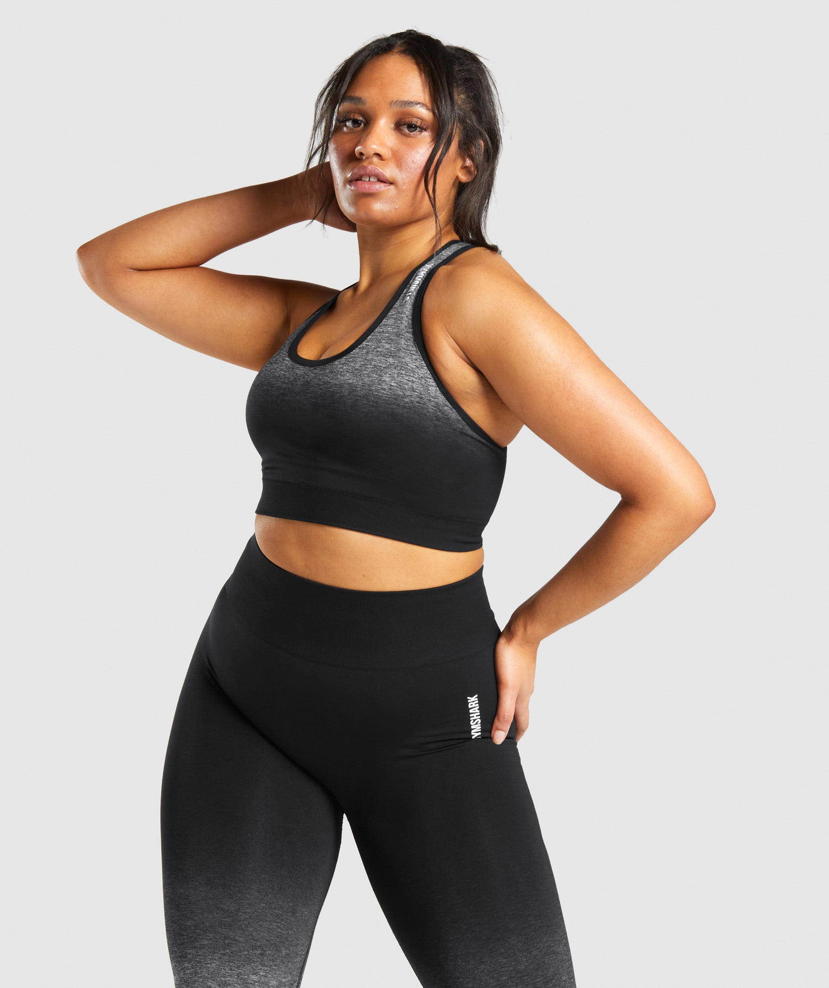 Sujetadores Deportivos Gymshark Adapt Ombre Seamless Mujer Negras | 2451068-WL