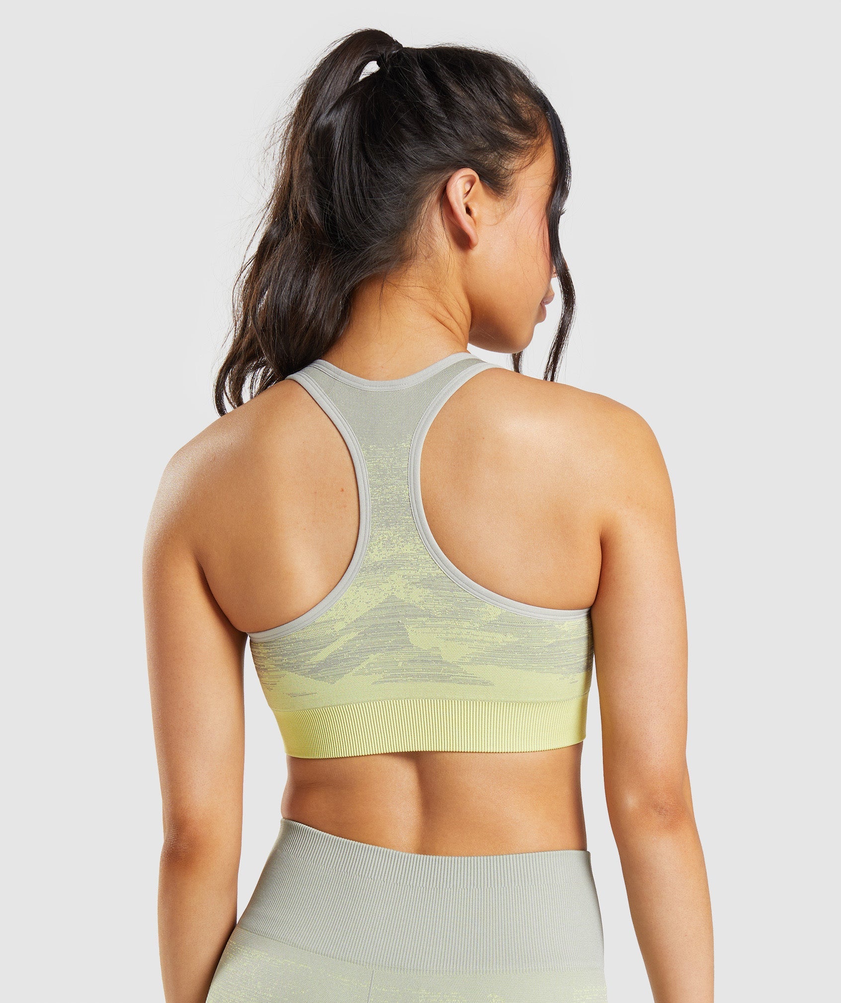 Sujetadores Deportivos Gymshark Adapt Ombre Seamless Mujer Amarillo | 3970125-OP