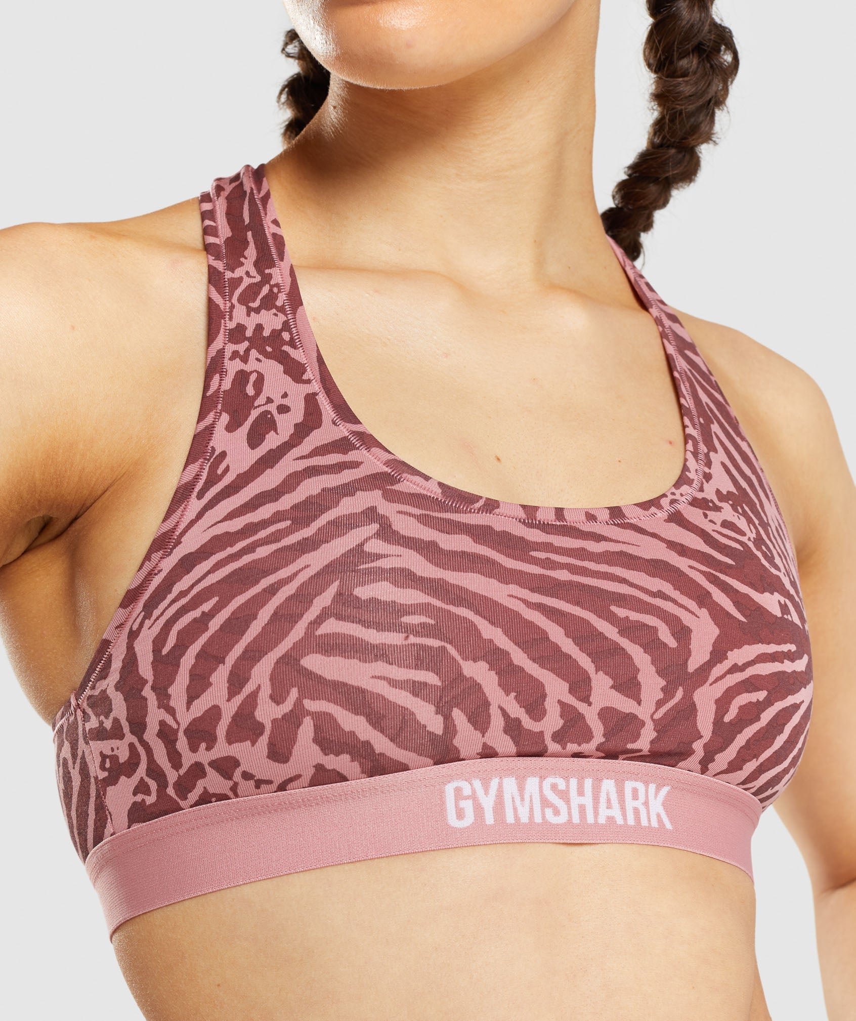 Sujetadores Deportivos Gymshark Algodon Mujer Rosas | 4980526-OX