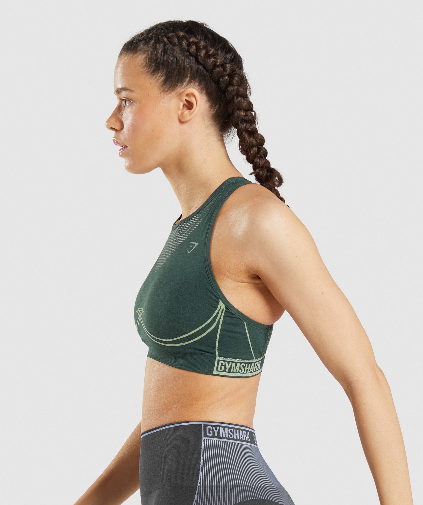 Sujetadores Deportivos Gymshark Apex Seamless Mujer Verde | 2496358-OL