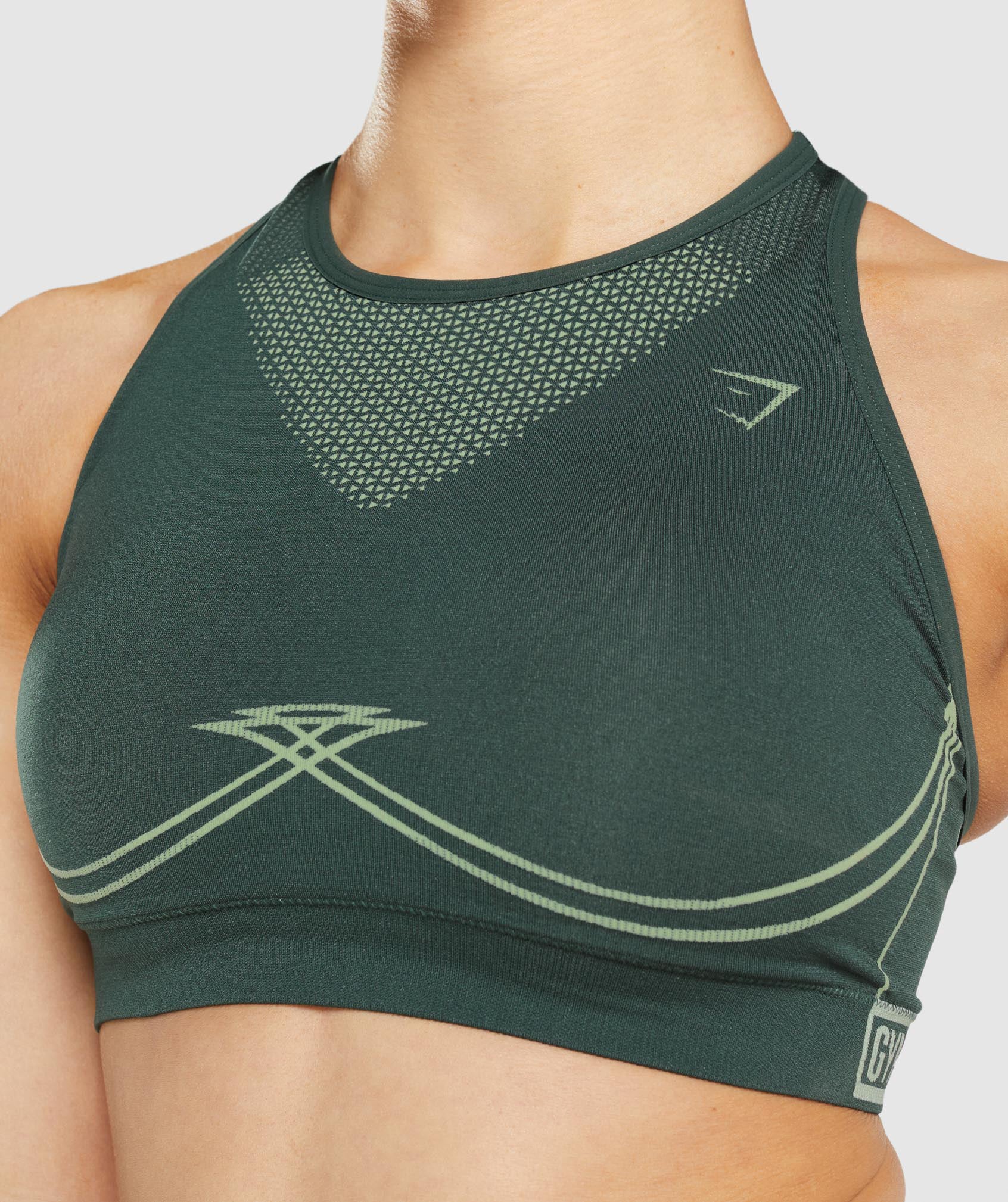 Sujetadores Deportivos Gymshark Apex Seamless Mujer Verde | 2496358-OL