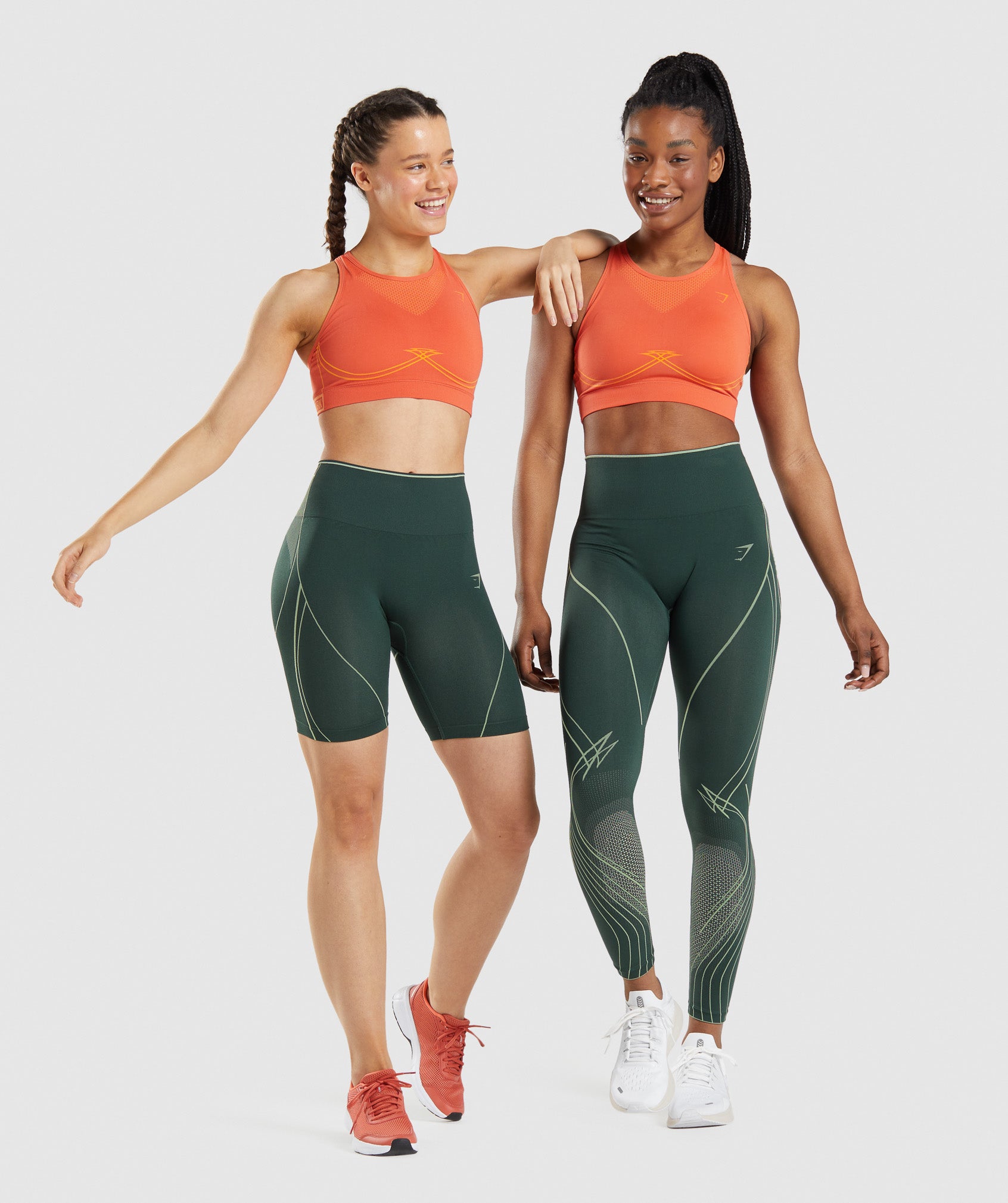 Sujetadores Deportivos Gymshark Apex Seamless Mujer Naranjas | 5731049-UZ