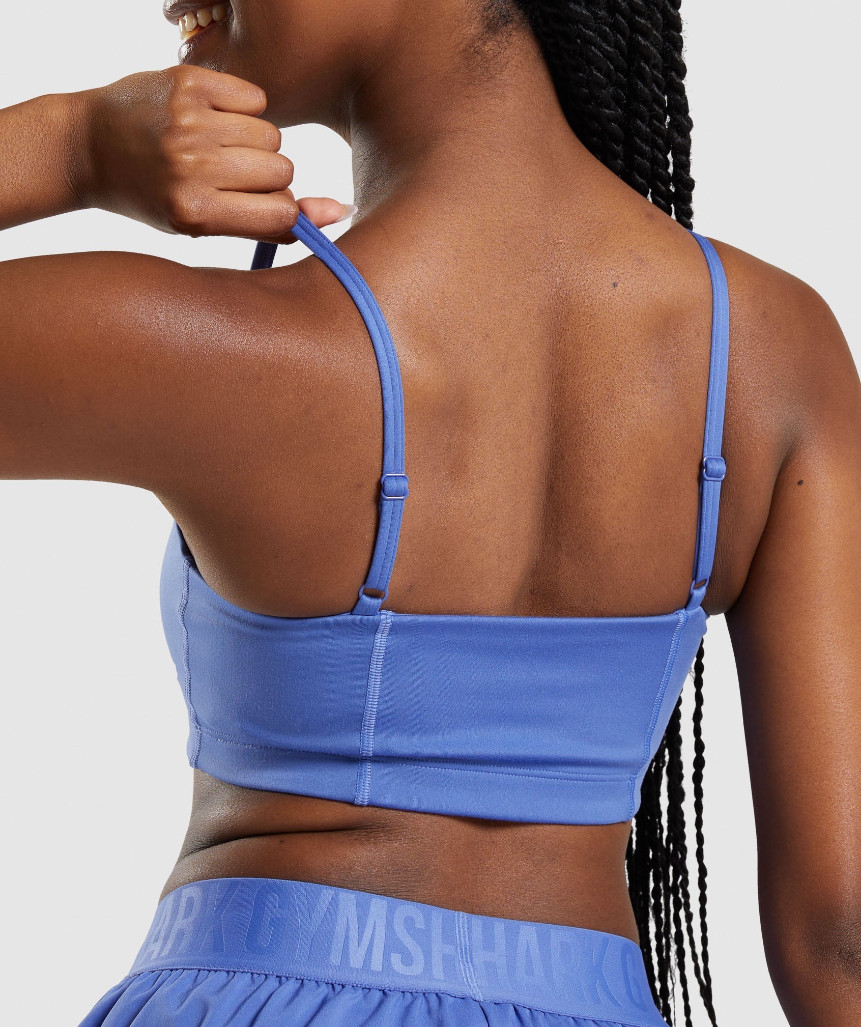 Sujetadores Deportivos Gymshark Bandeau Mujer Azules | 2053674-TH