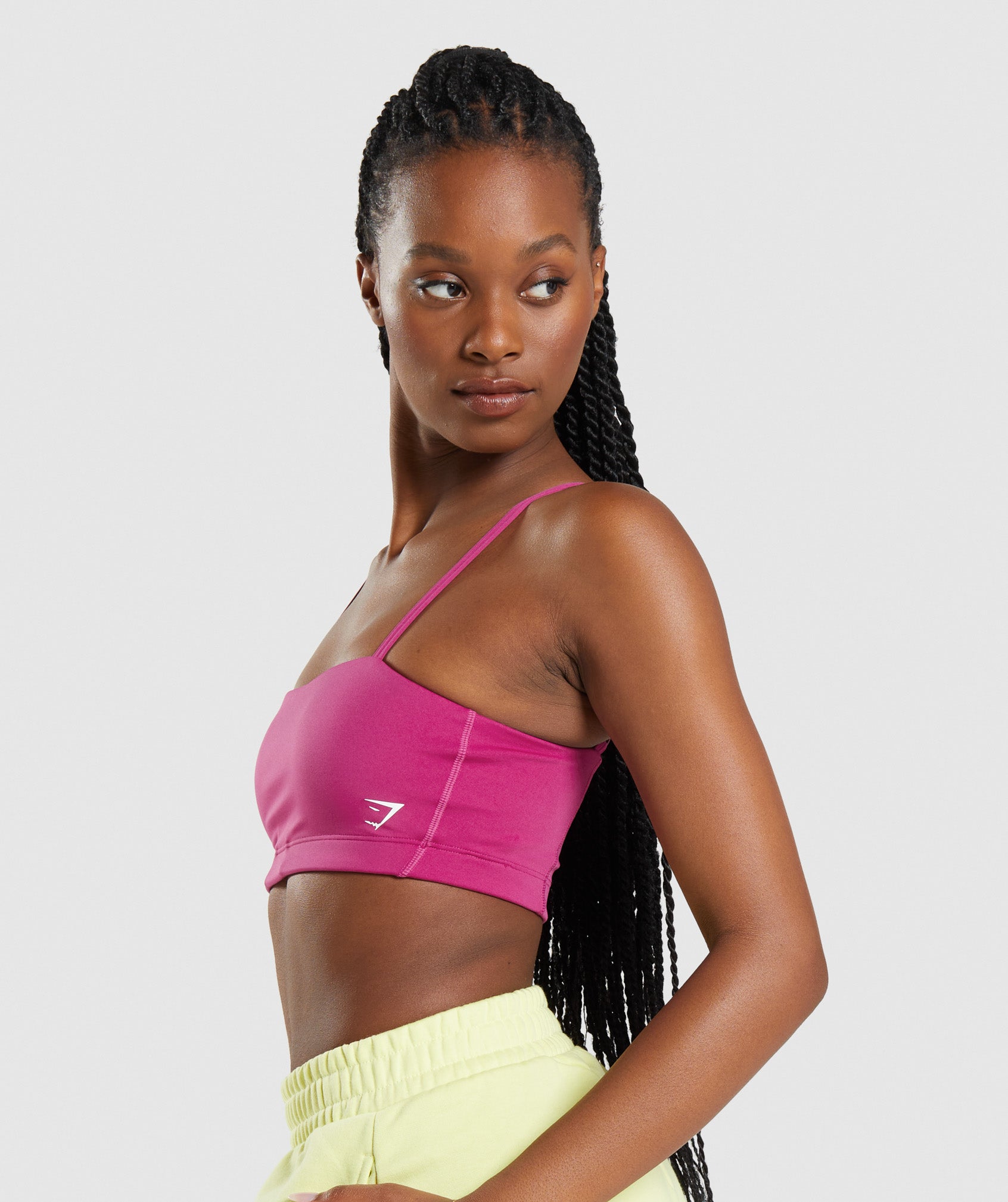 Sujetadores Deportivos Gymshark Bandeau Mujer Rosas | 4713962-XR