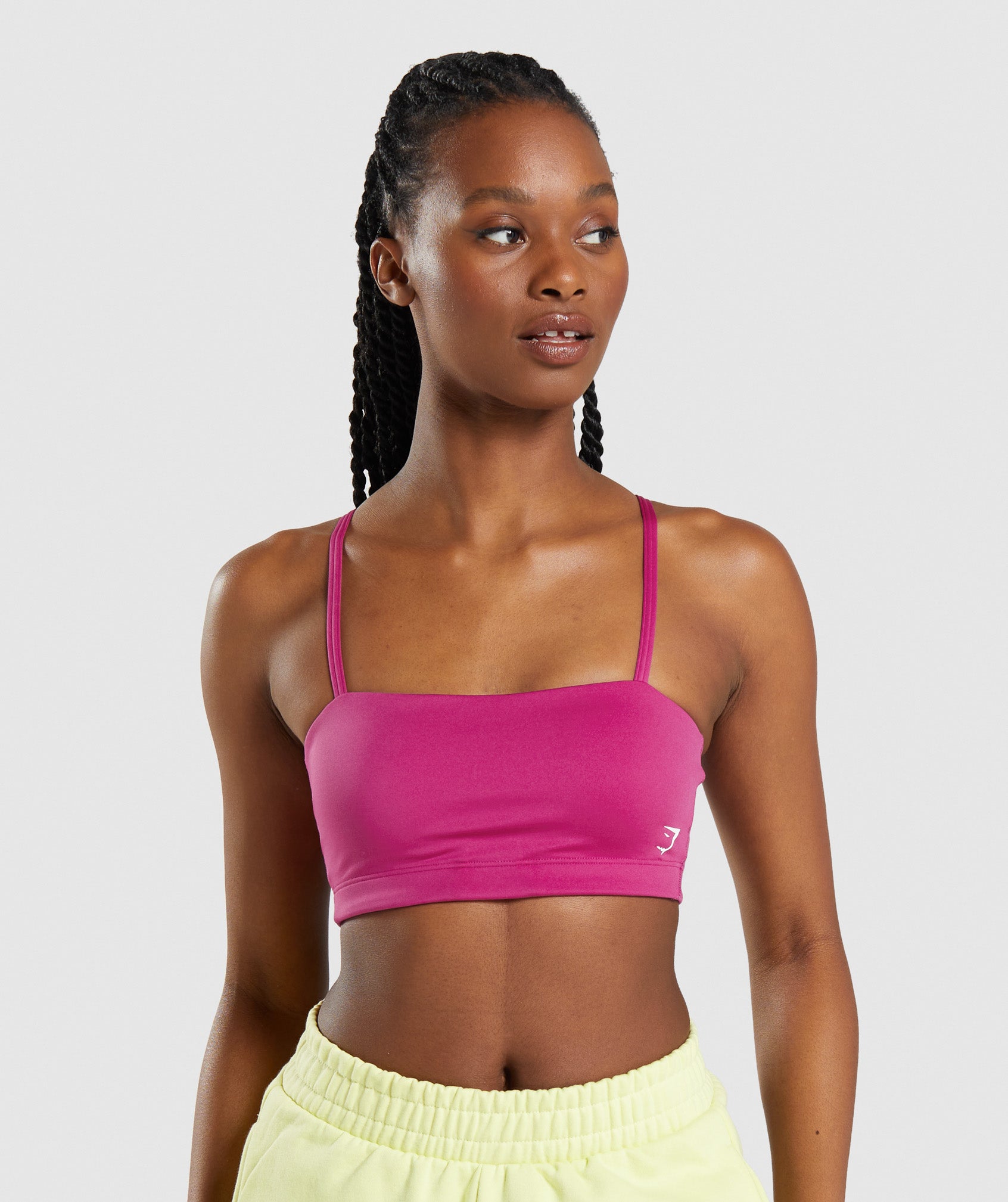 Sujetadores Deportivos Gymshark Bandeau Mujer Rosas | 4713962-XR