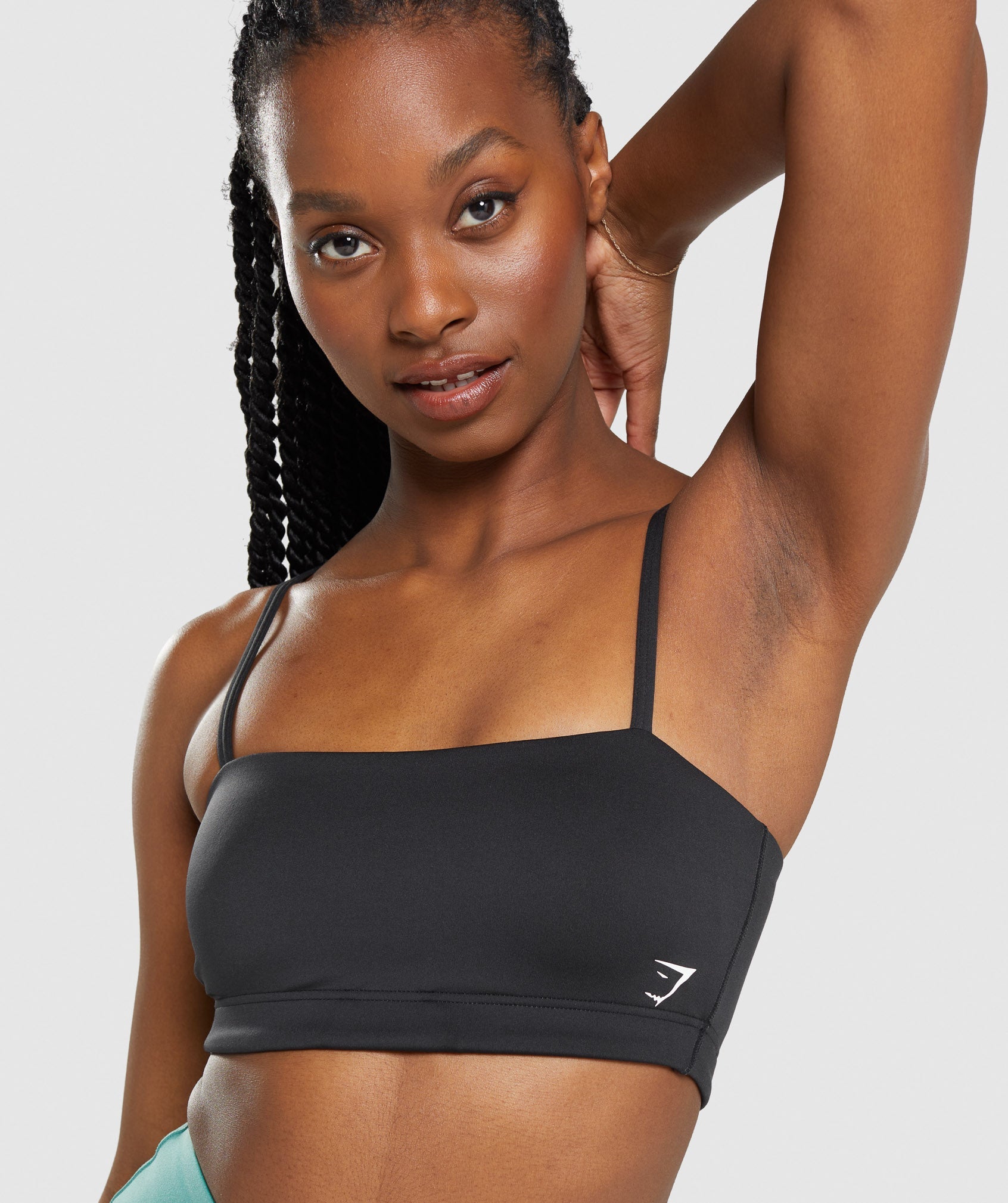 Sujetadores Deportivos Gymshark Bandeau Mujer Negras | 7609421-XP