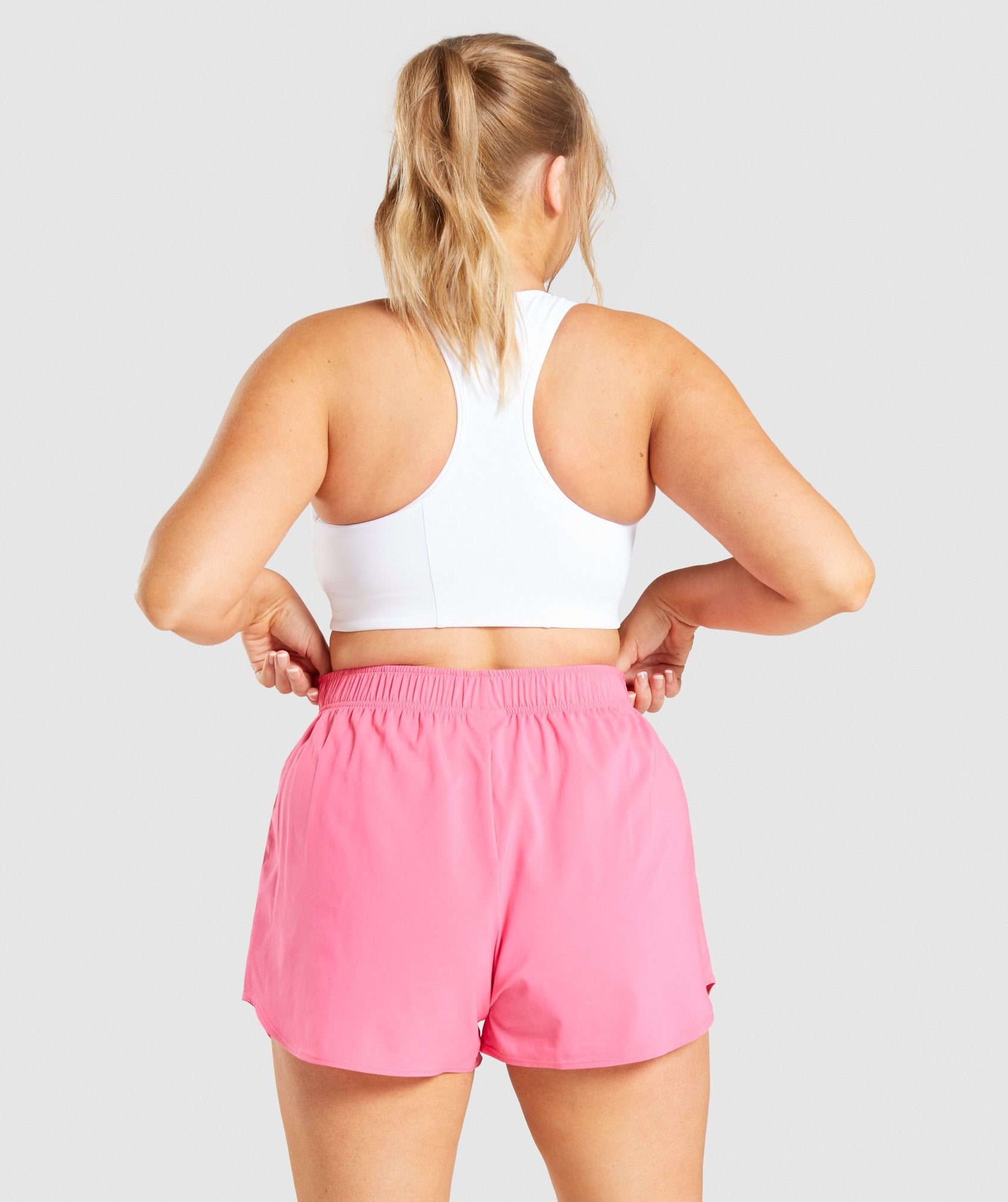 Sujetadores Deportivos Gymshark Essential Racer Back Mujer Blancas | 1783604-XW