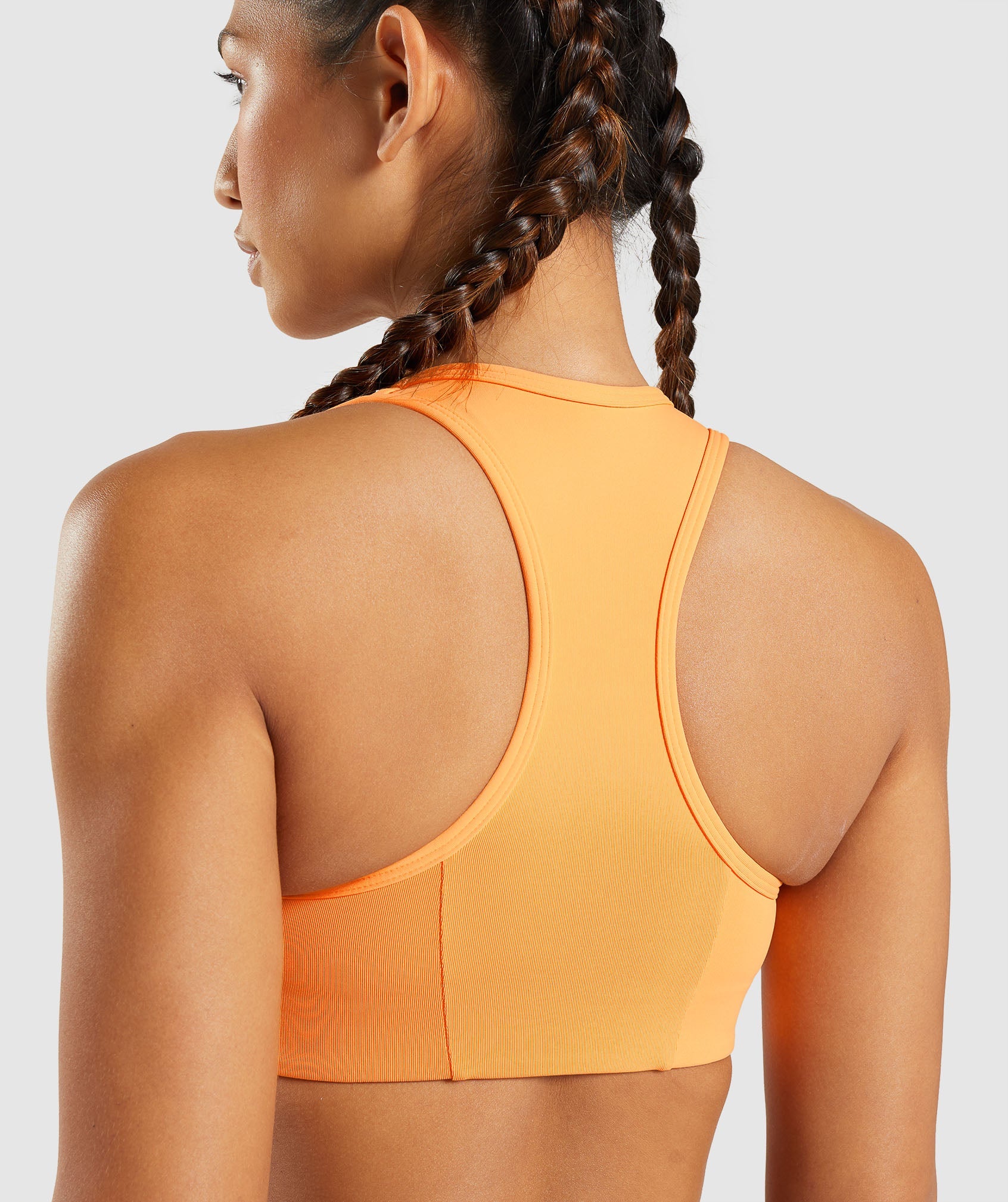 Sujetadores Deportivos Gymshark Essential Racer Back Mujer Naranjas | 2761405-LR