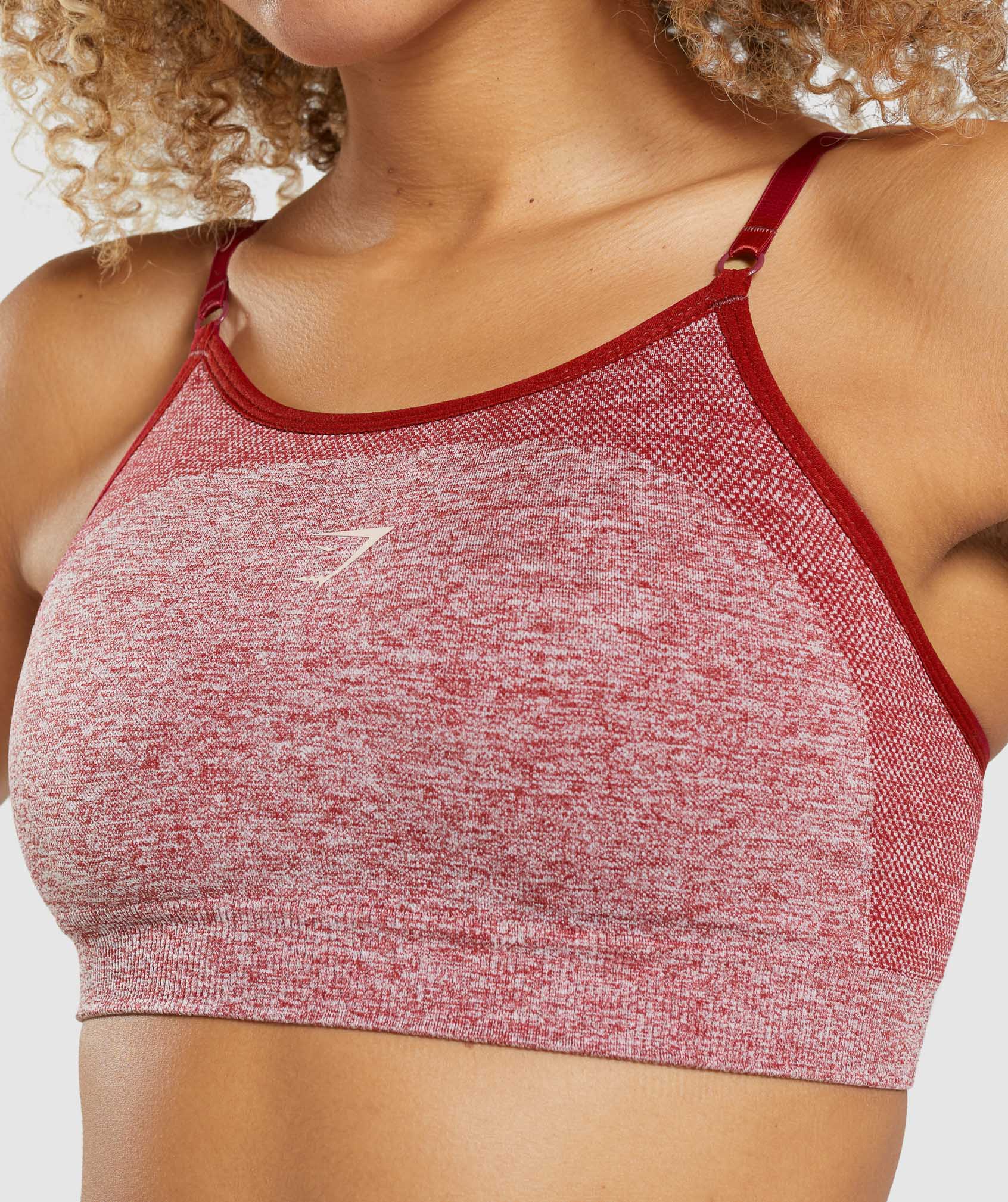 Sujetadores Deportivos Gymshark Flex Tiras Mujer Burdeos | 0897143-SU