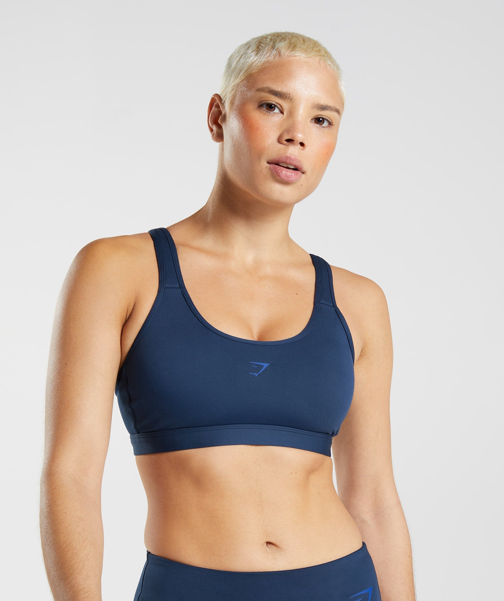 Sujetadores Deportivos Gymshark Fraction Mujer Azul Marino | 0864937-ME