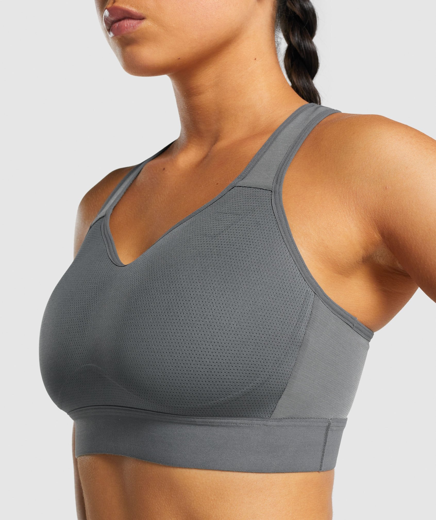 Sujetadores Deportivos Gymshark Ligeros High Support Mujer Gris | 0314976-HZ