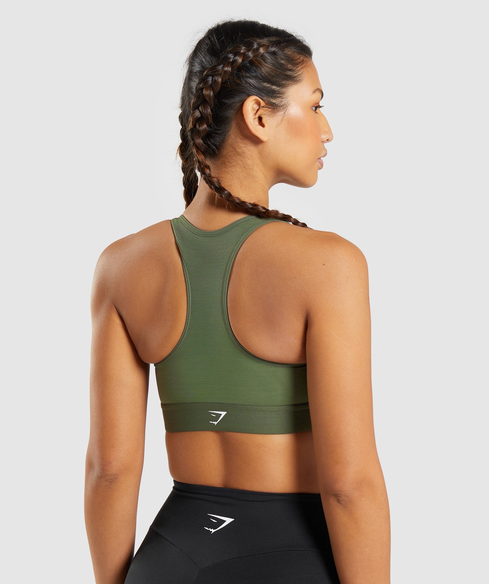 Sujetadores Deportivos Gymshark Ligeros High Support Mujer Verde Oliva | 1259684-YZ