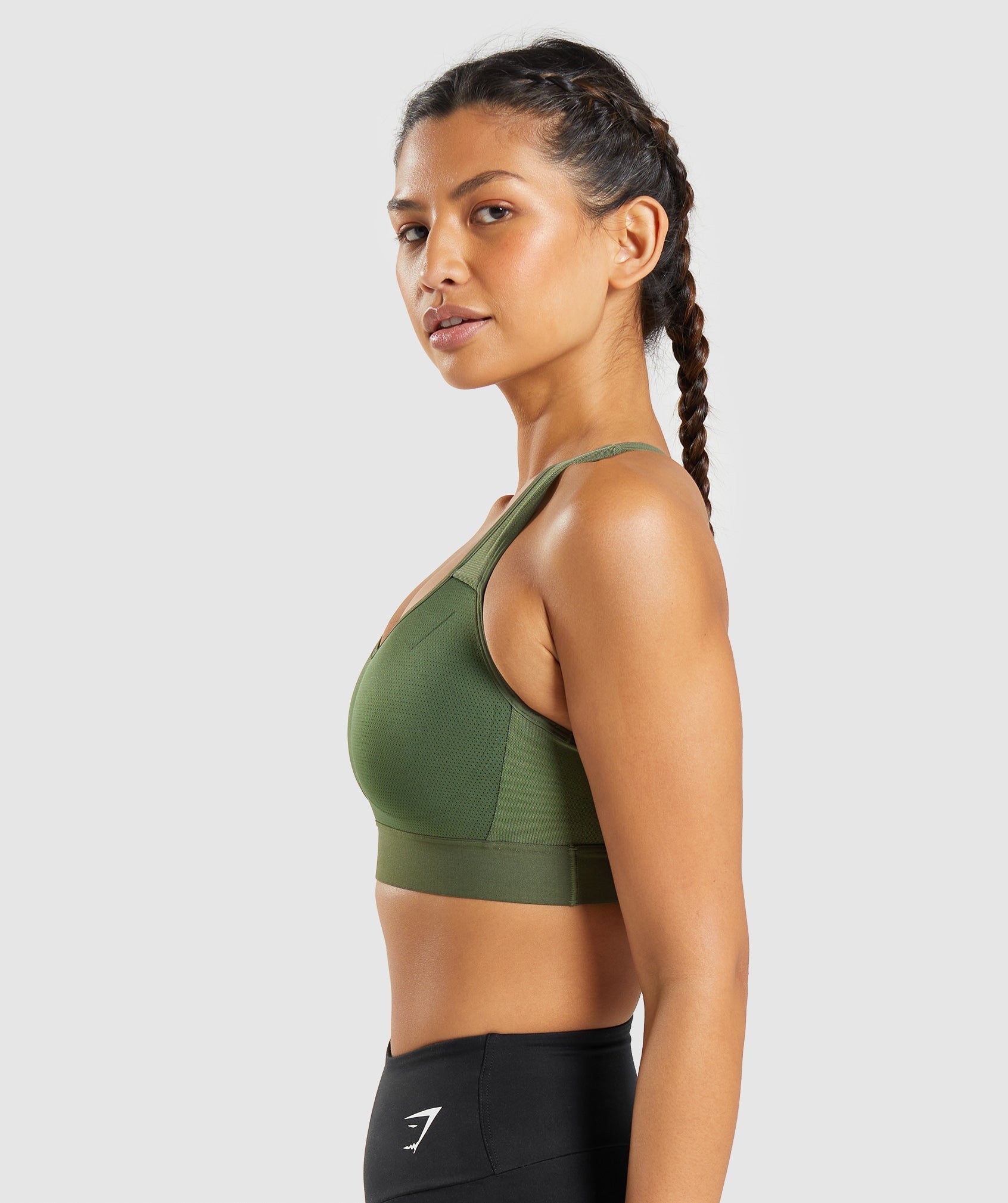 Sujetadores Deportivos Gymshark Ligeros High Support Mujer Verde Oliva | 1259684-YZ