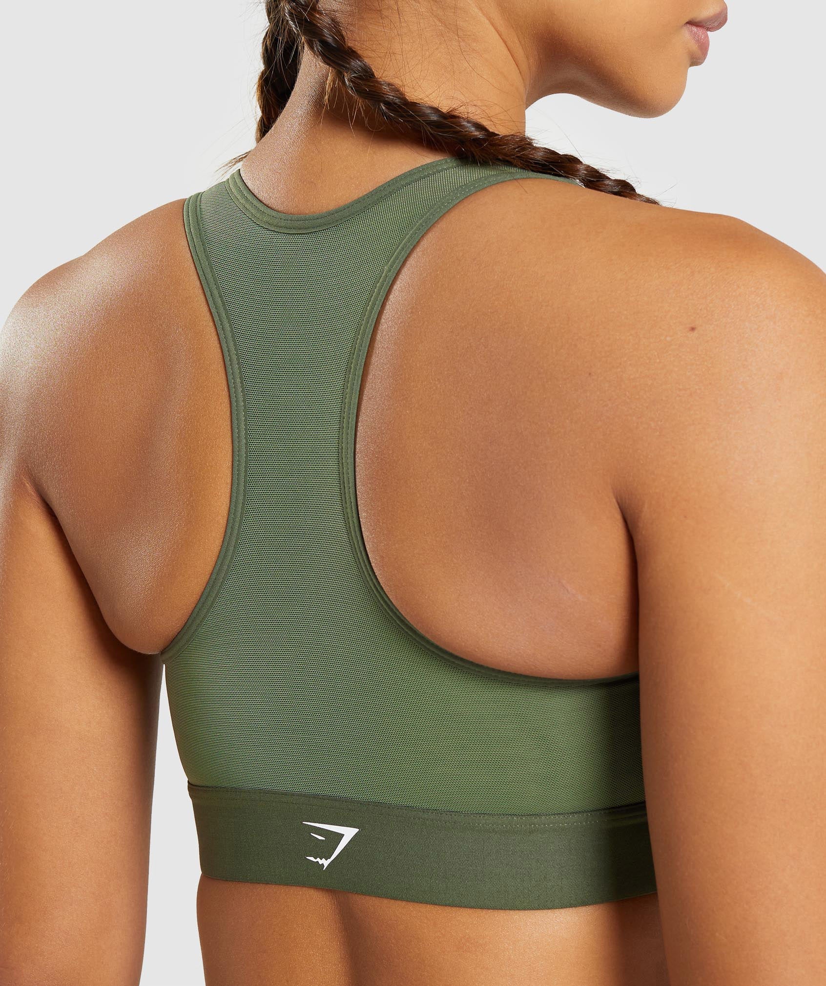 Sujetadores Deportivos Gymshark Ligeros High Support Mujer Verde Oliva | 1259684-YZ