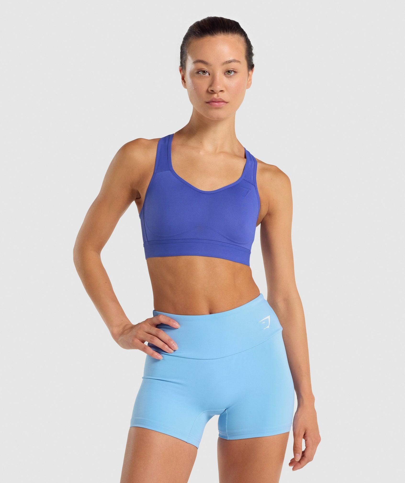 Sujetadores Deportivos Gymshark Ligeros High Support Mujer Azules Oscuro | 8574036-CL