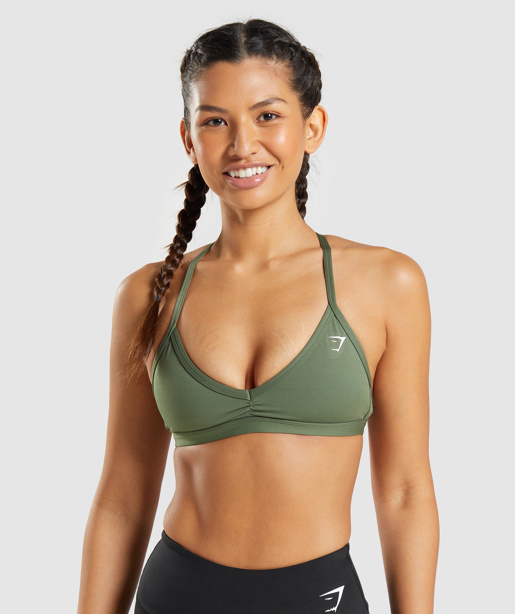 Sujetadores Deportivos Gymshark Minimal Mujer Verde Oliva | 2415780-JZ