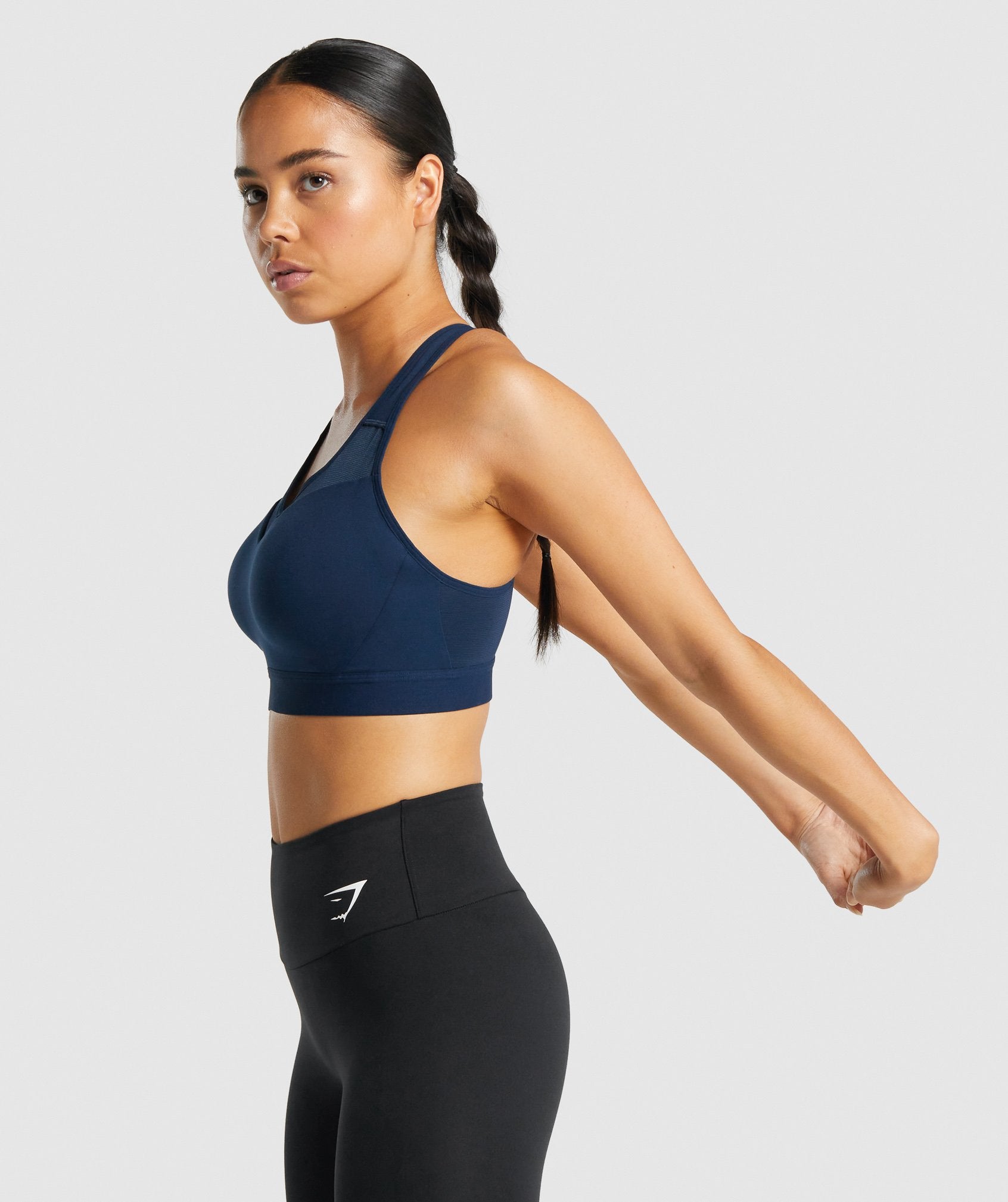 Sujetadores Deportivos Gymshark Open Back Mujer Azul Marino | 7408236-MP