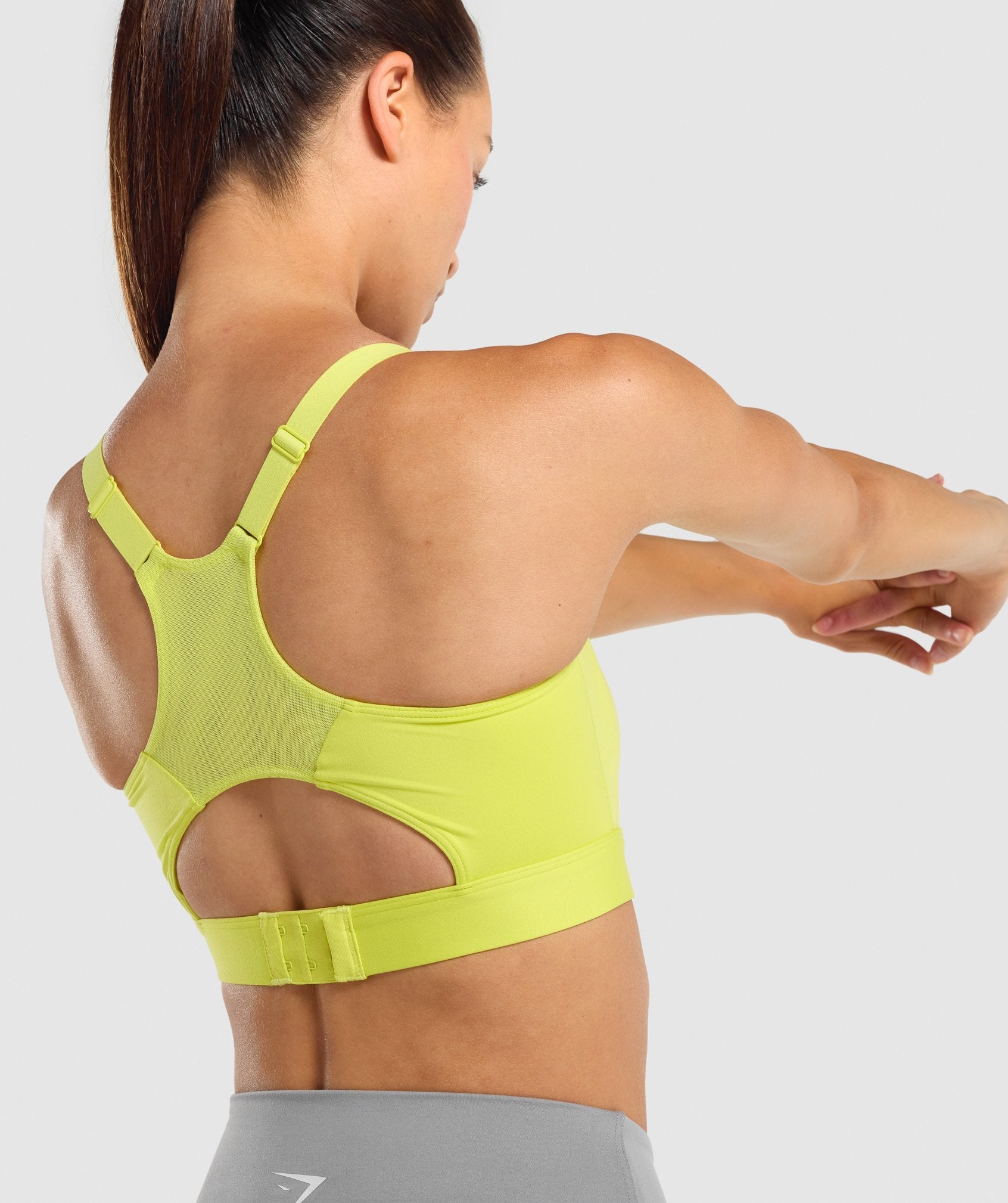 Sujetadores Deportivos Gymshark Racer Back Mujer Amarillo | 9326401-UQ