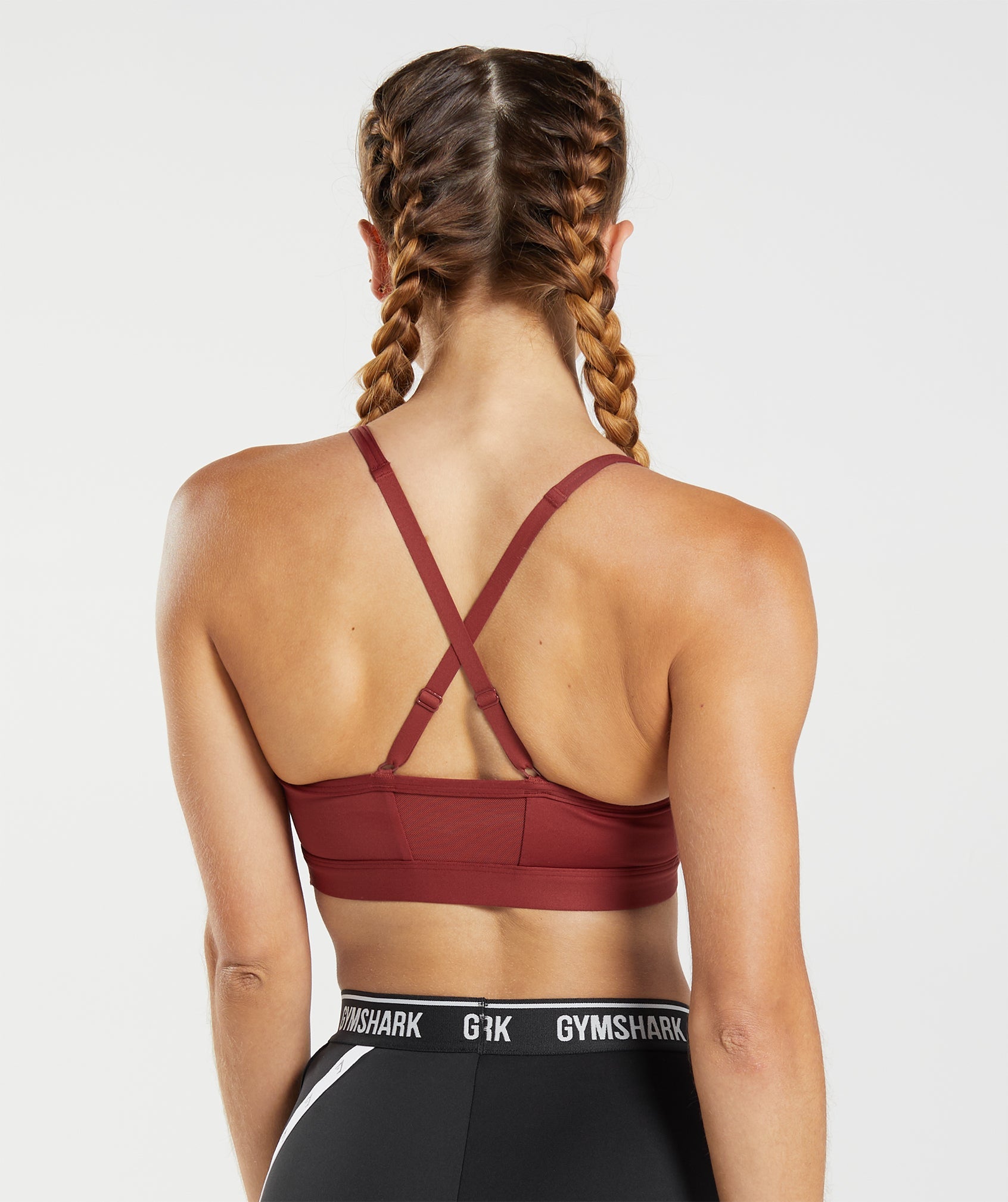 Sujetadores Deportivos Gymshark Ruched Mujer Rojas | 6582031-UK