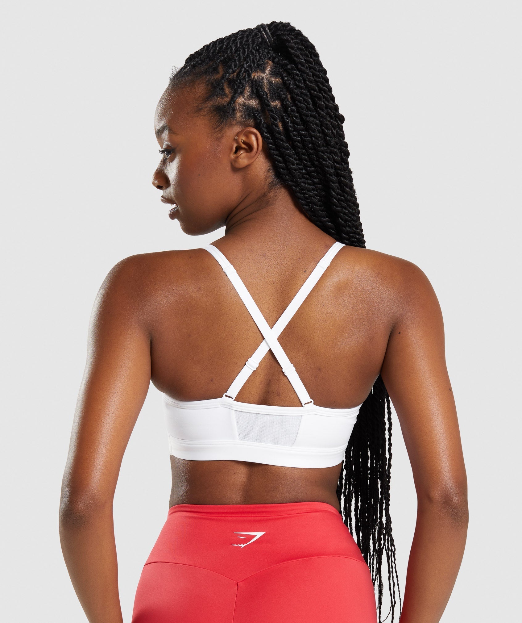 Sujetadores Deportivos Gymshark Ruched Mujer Blancas | 7018264-BU