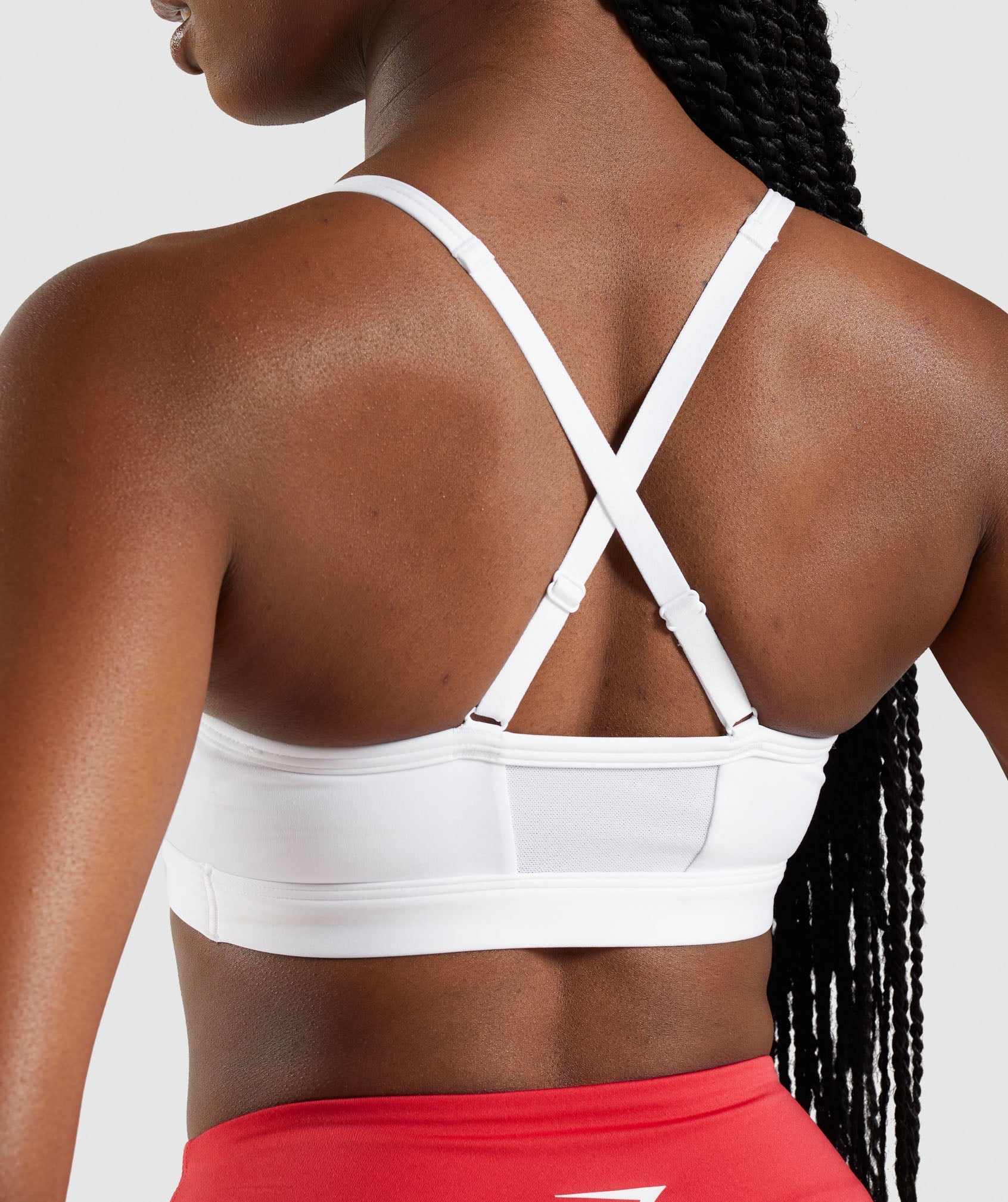 Sujetadores Deportivos Gymshark Ruched Mujer Blancas | 7018264-BU