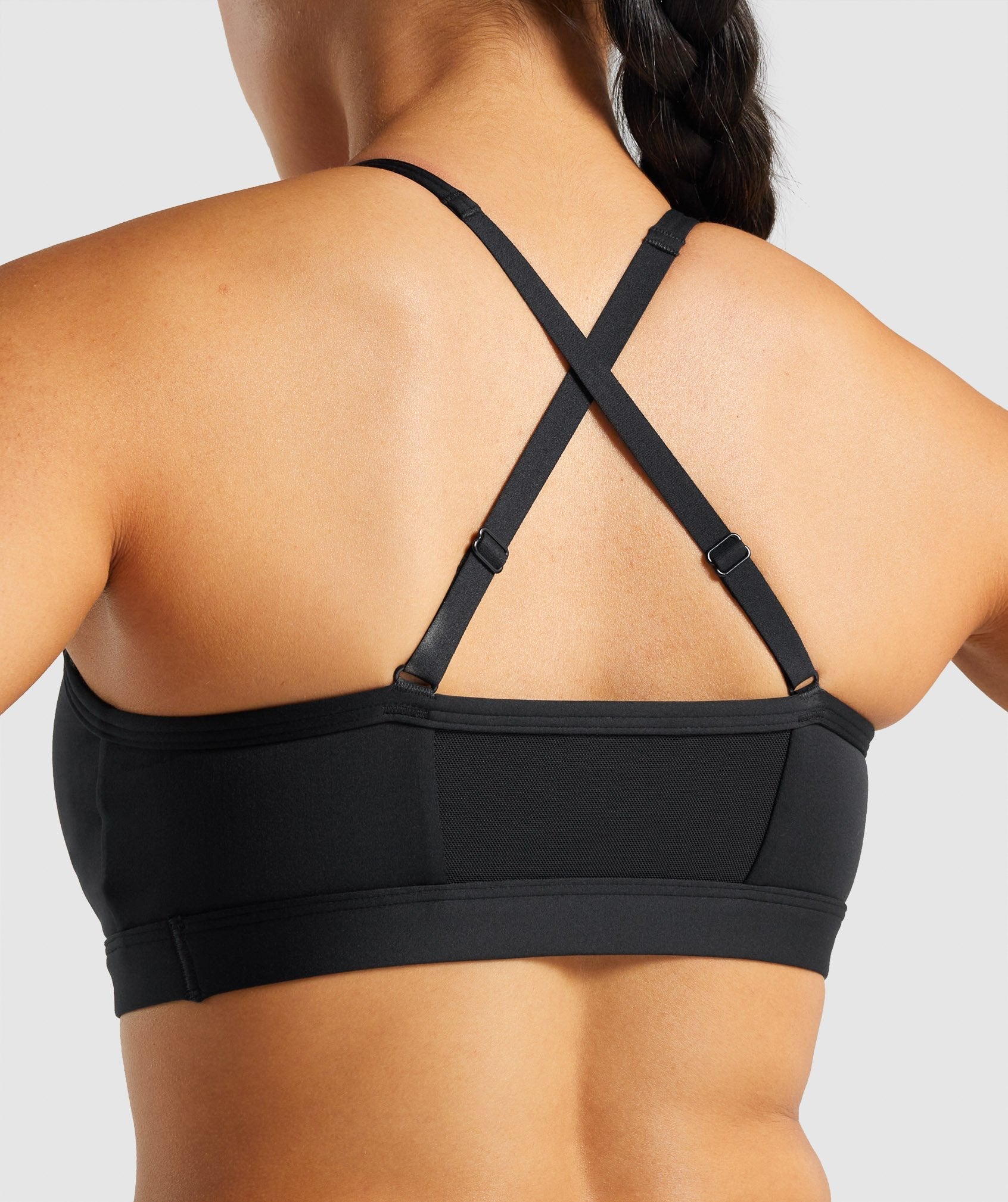 Sujetadores Deportivos Gymshark Ruched Mujer Negras | 9623518-LI