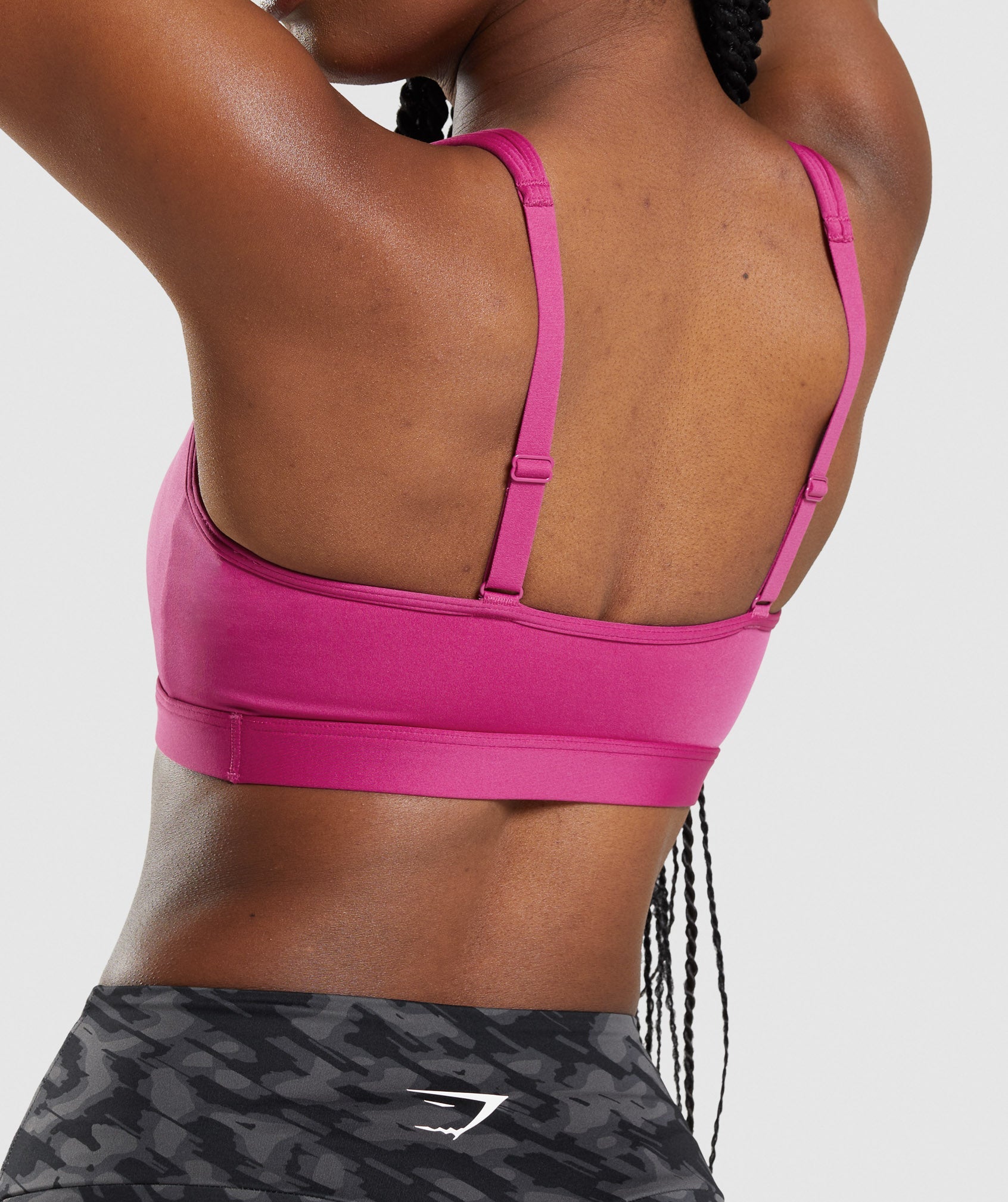 Sujetadores Deportivos Gymshark Scoop Neck Mujer Rosas | 4683521-XF