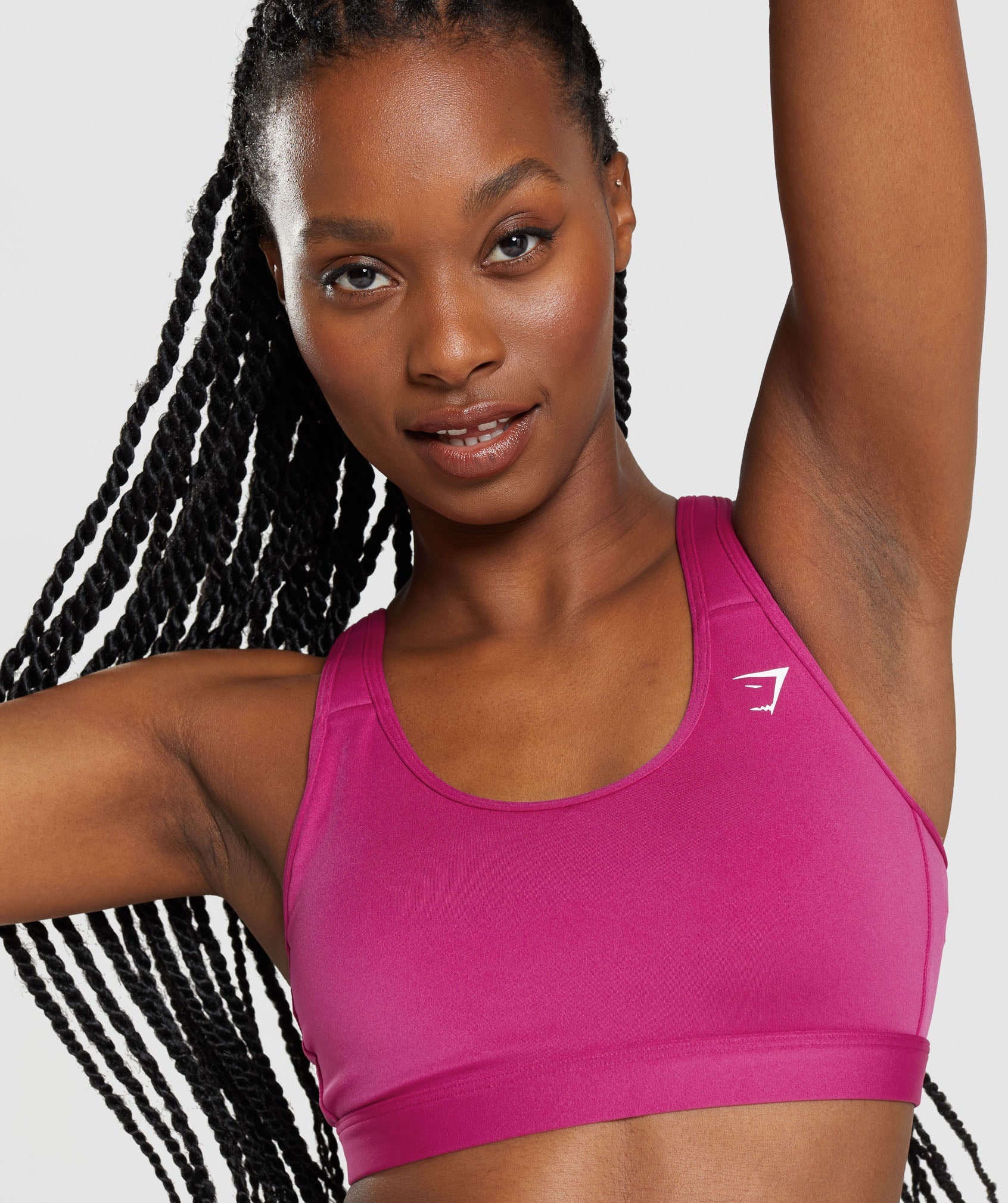 Sujetadores Deportivos Gymshark Scoop Neck Mujer Rosas | 4683521-XF