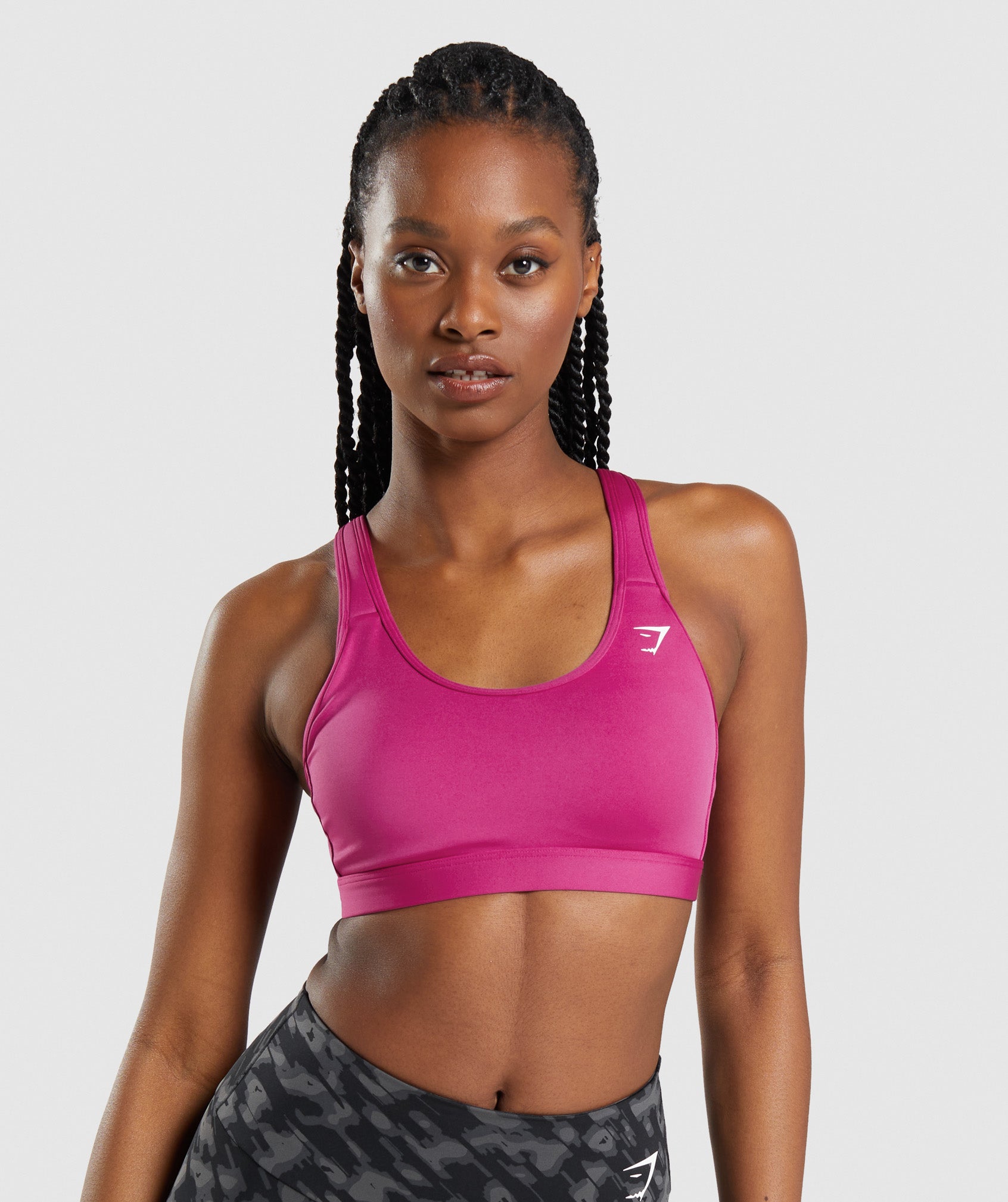 Sujetadores Deportivos Gymshark Scoop Neck Mujer Rosas | 4683521-XF