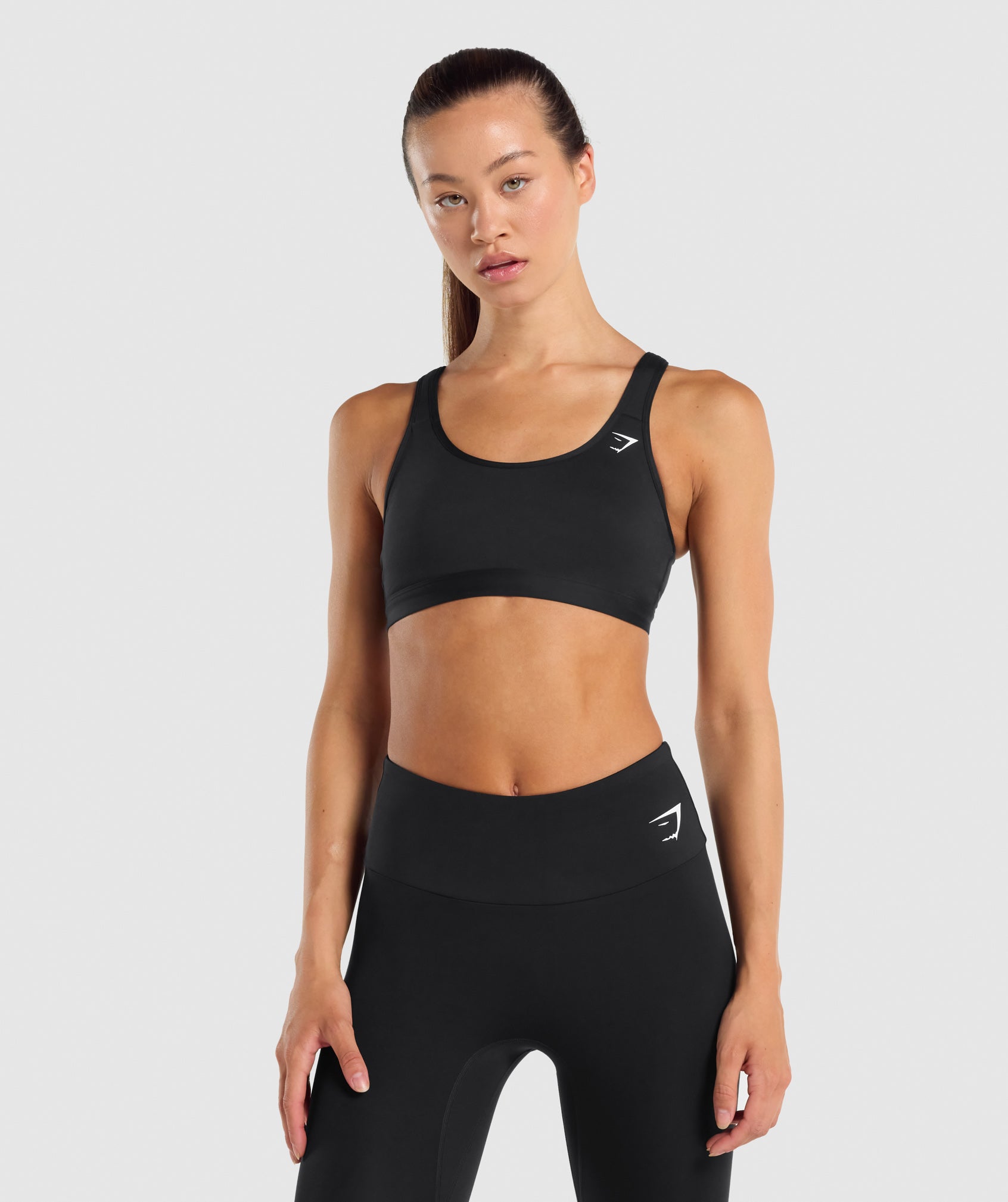 Sujetadores Deportivos Gymshark Scoop Neck Mujer Negras | 6538124-GB