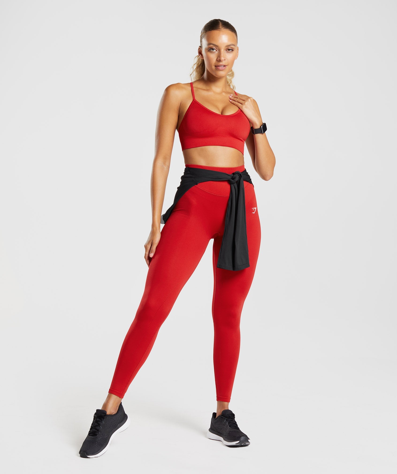 Sujetadores Deportivos Gymshark Sweat Seamless Mujer Rojas | 0548612-DV