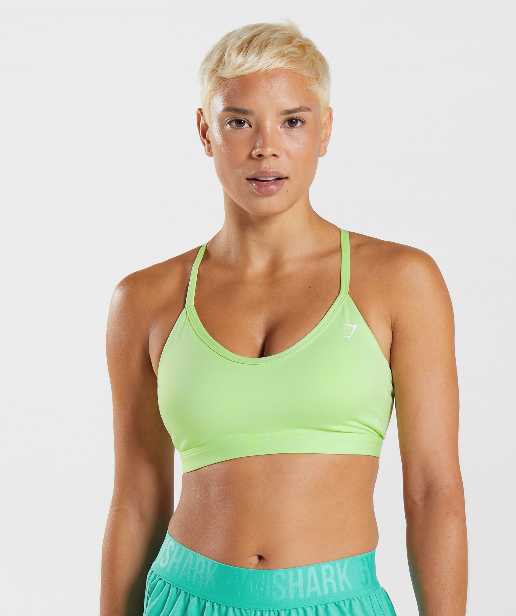 Sujetadores Deportivos Gymshark V Neck Mujer Verde | 4520398-BM