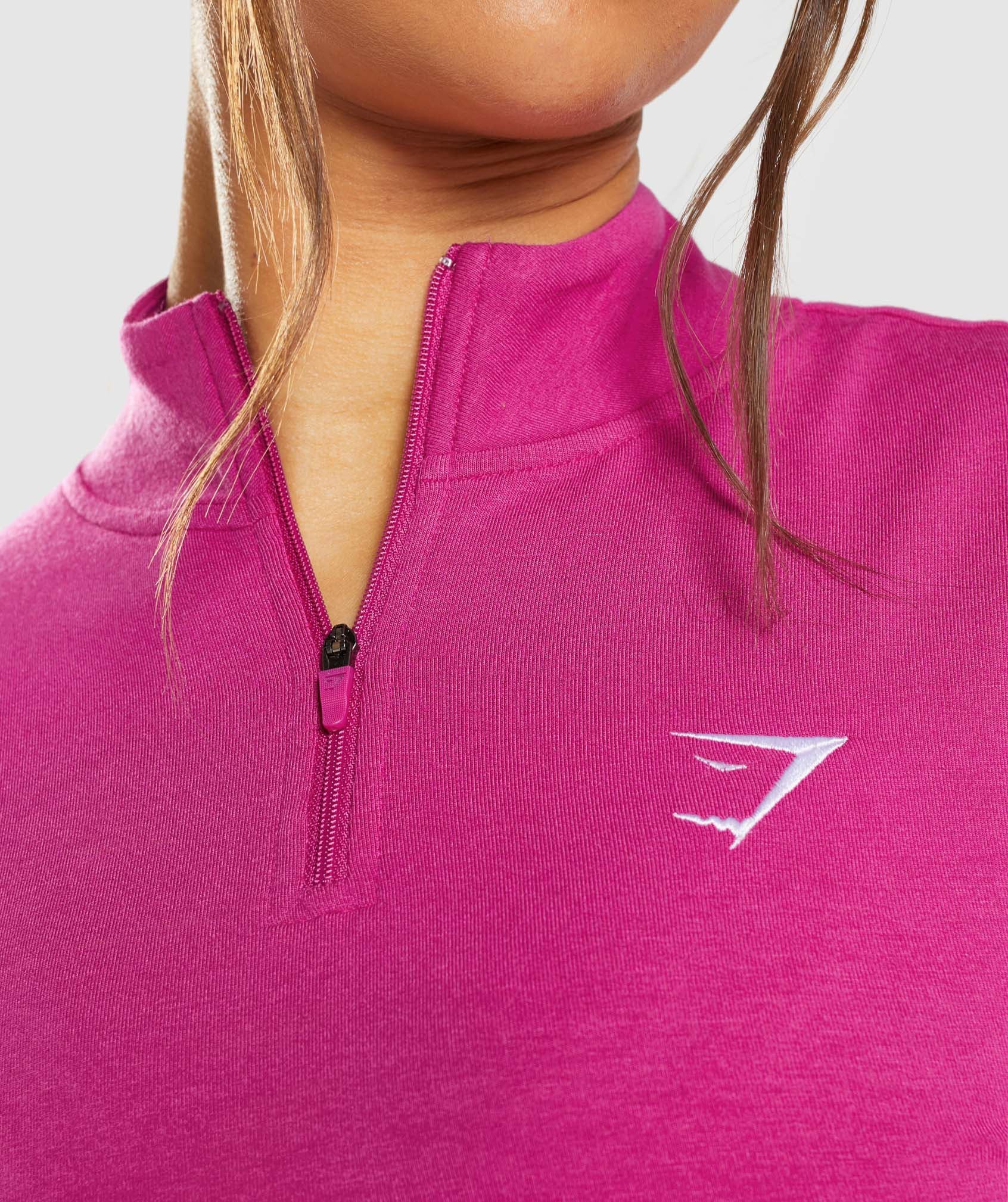 Suéteres Gymshark Entrenamiento Pippa Pullover Mujer Rosas | 8972146-RT